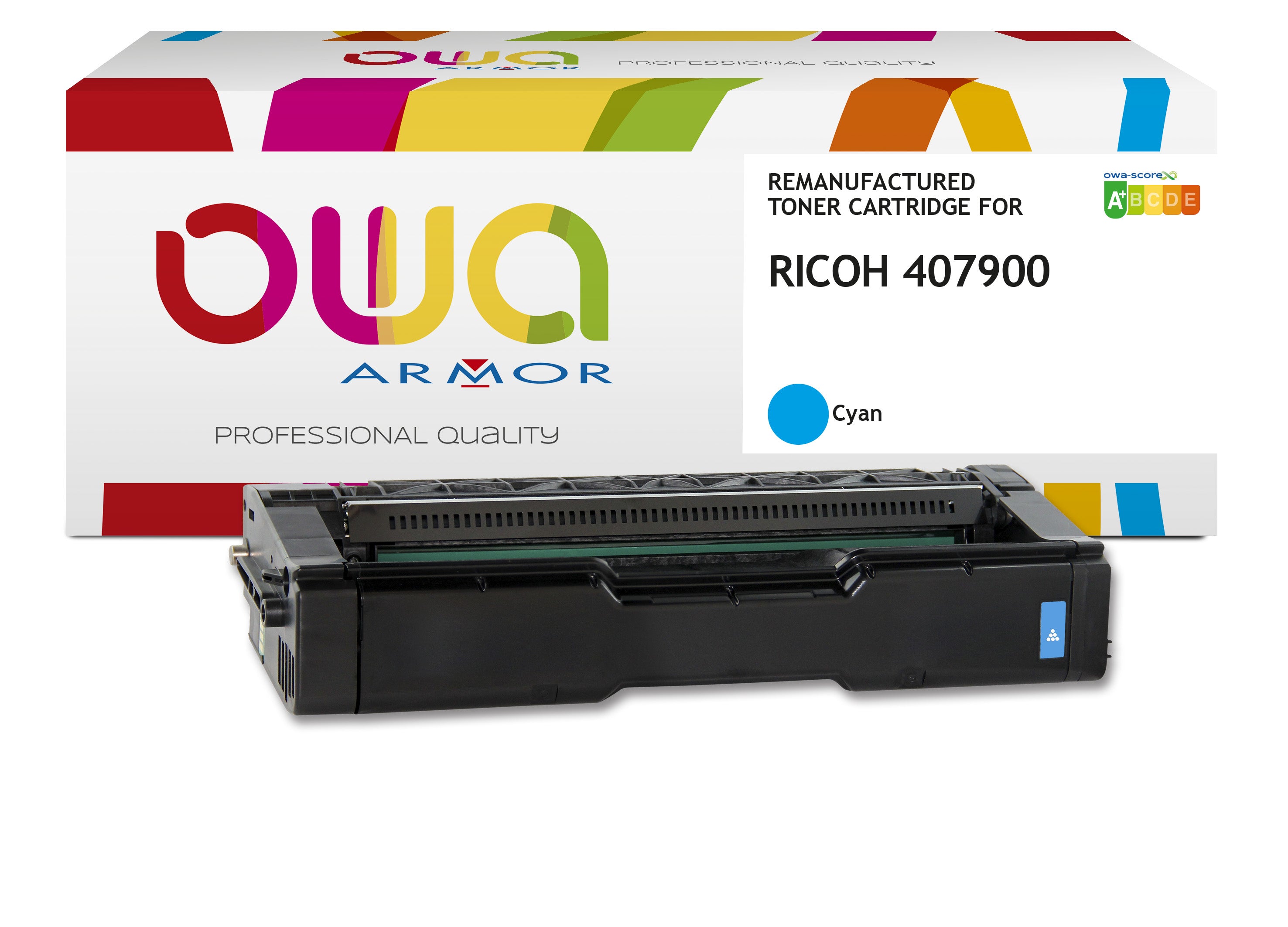 Ricoh Ricoh 407900 - Remanufactured Toner Owa - Cyan