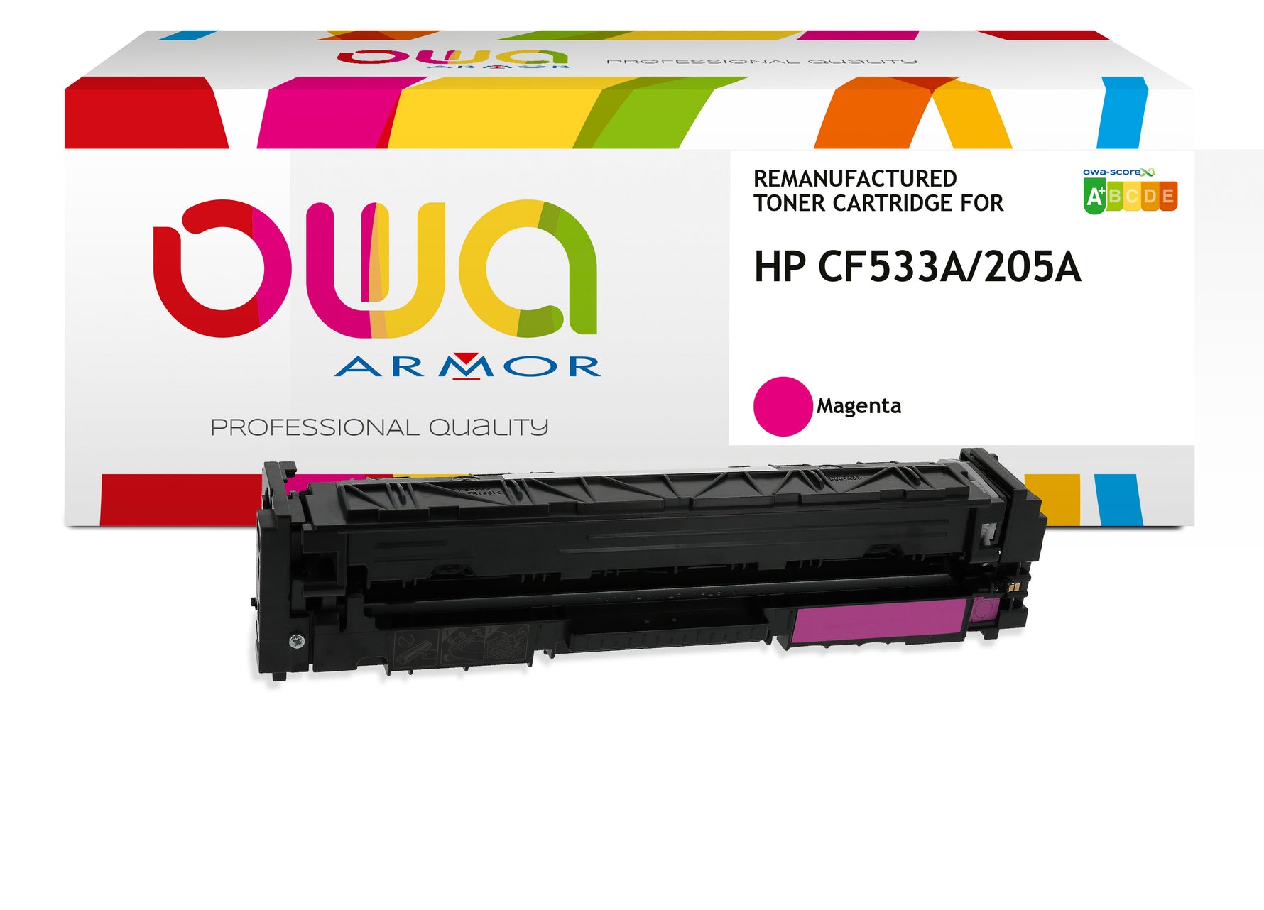 Hp Hp Cf533a - Remanufactured Toner Owa - Magenta
