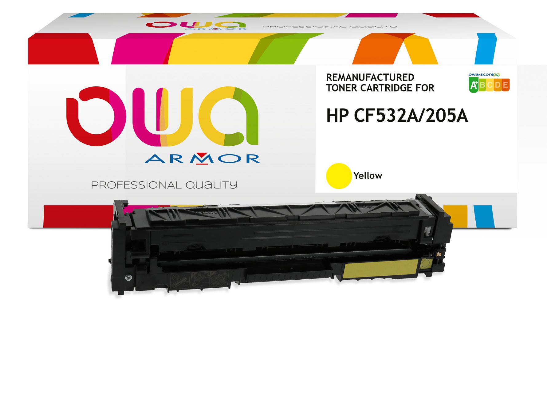 Hp Hp Cf532a - Remanufactured Toner Owa - Yellow