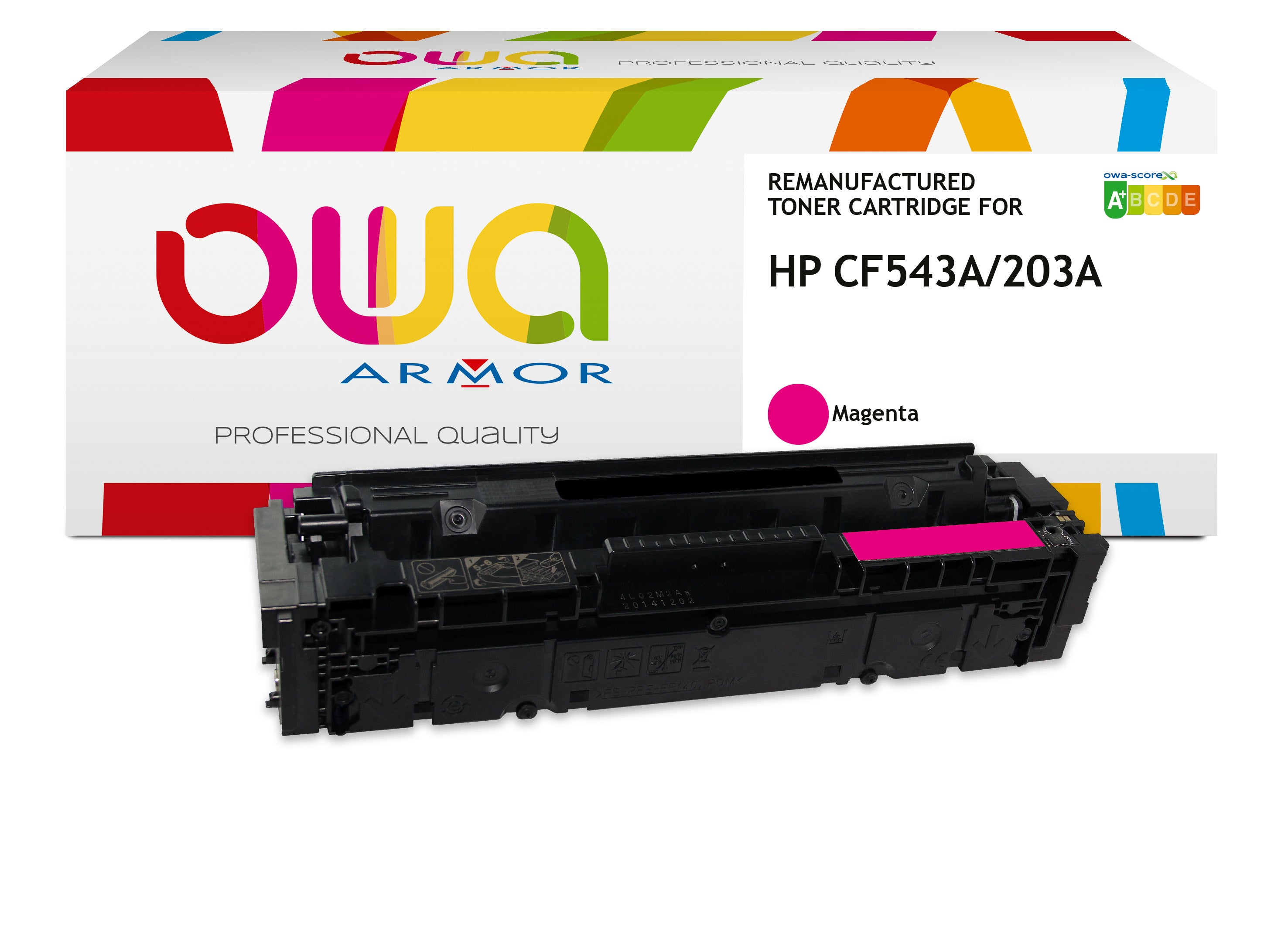 Hp Hp Cf543a - Remanufactured Toner Owa - Magenta