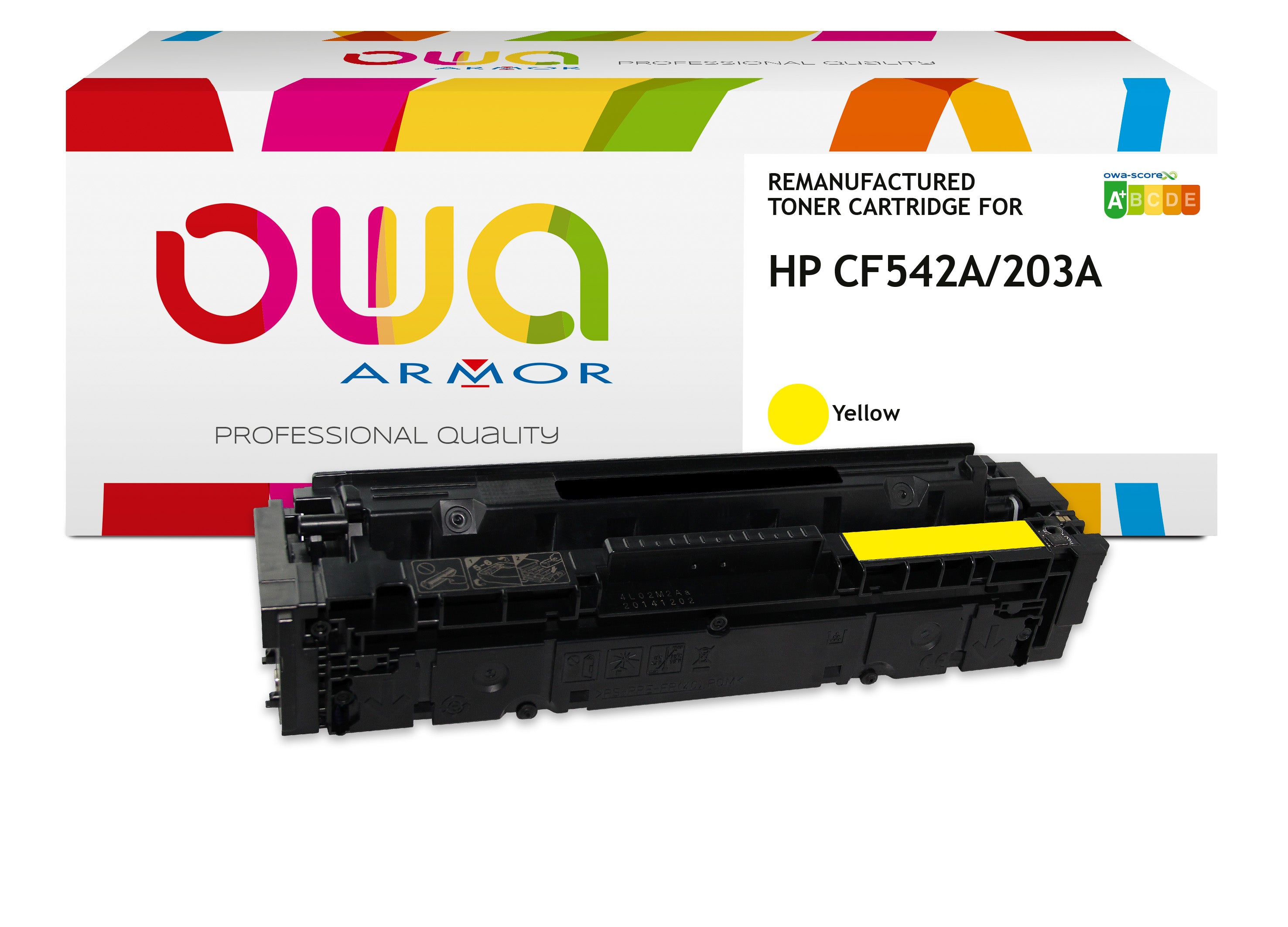 Hp Hp Cf542a - Remanufactured Toner Owa - Yellow