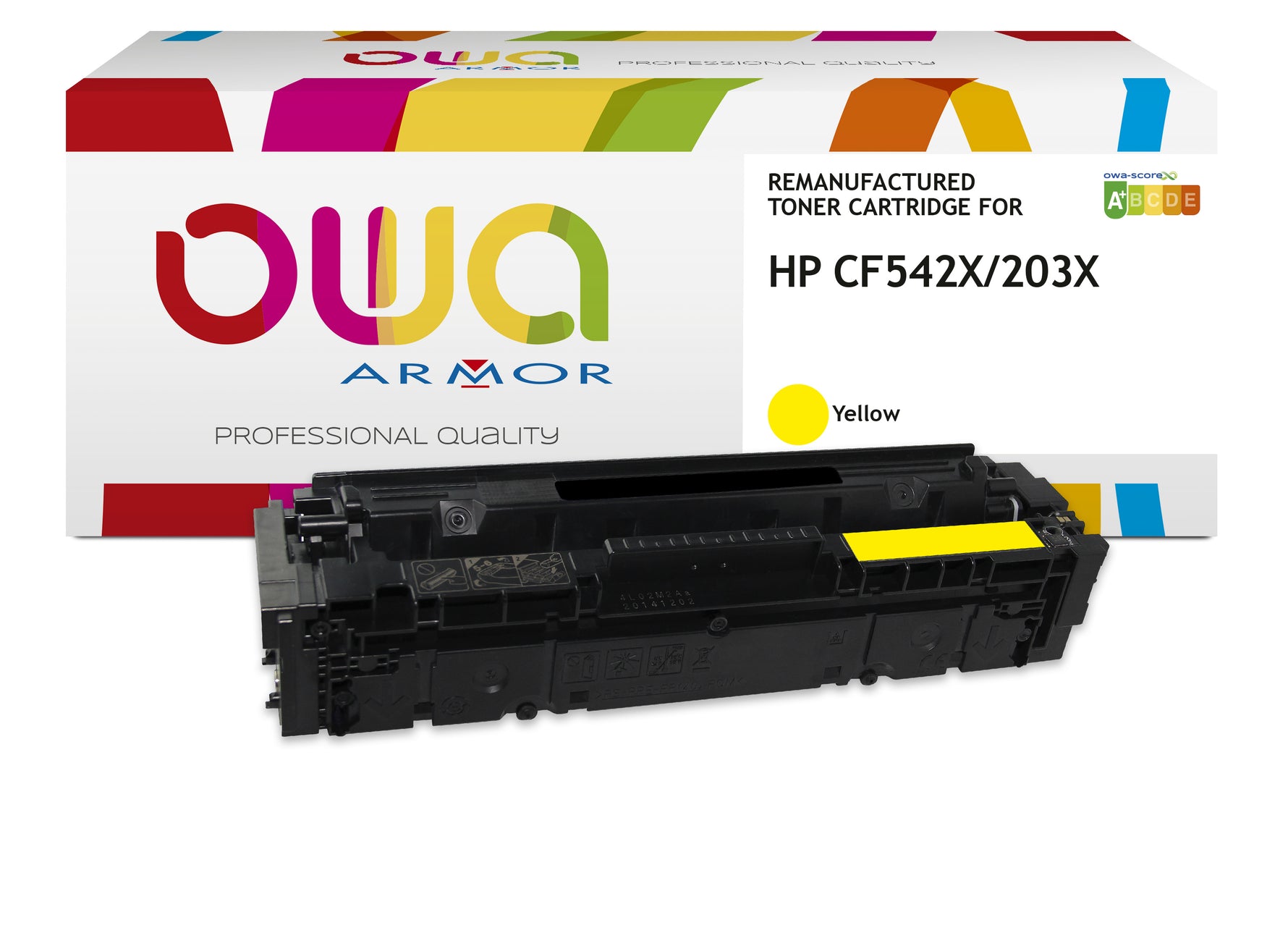 Hp Hp Cf542x - Remanufactured Toner Owa - High Capacity - Yellow