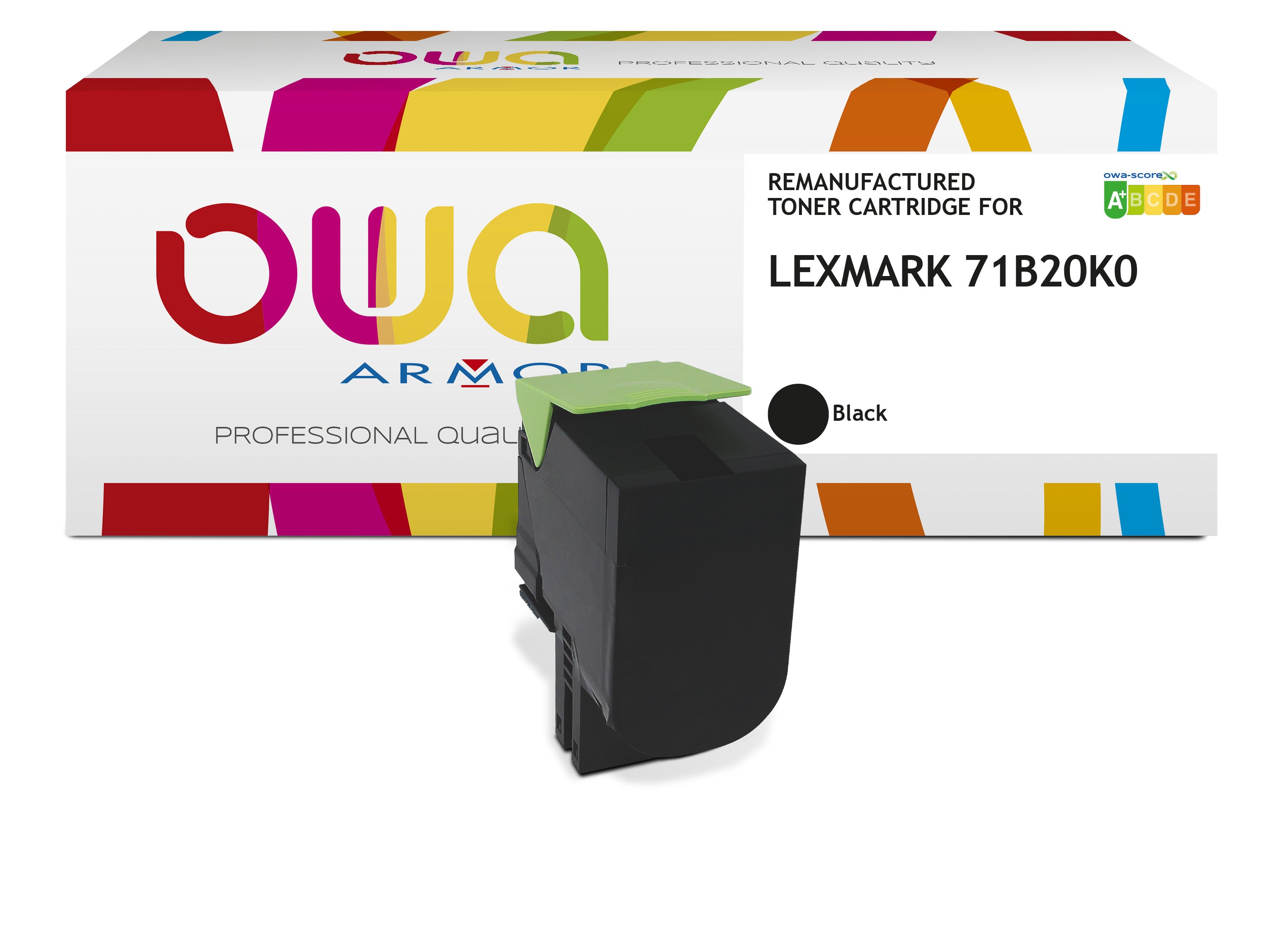 Lexmark Lexmark 71B20k0 - Remanufactured Toner Owa - Black