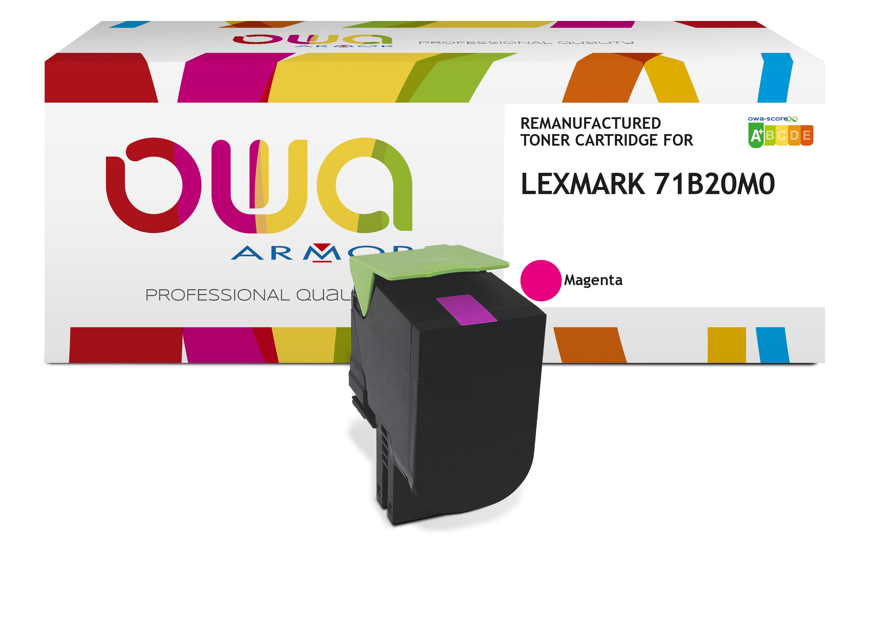 Lexmark Lexmark 71B20m0 - Remanufactured Toner Owa - Magenta