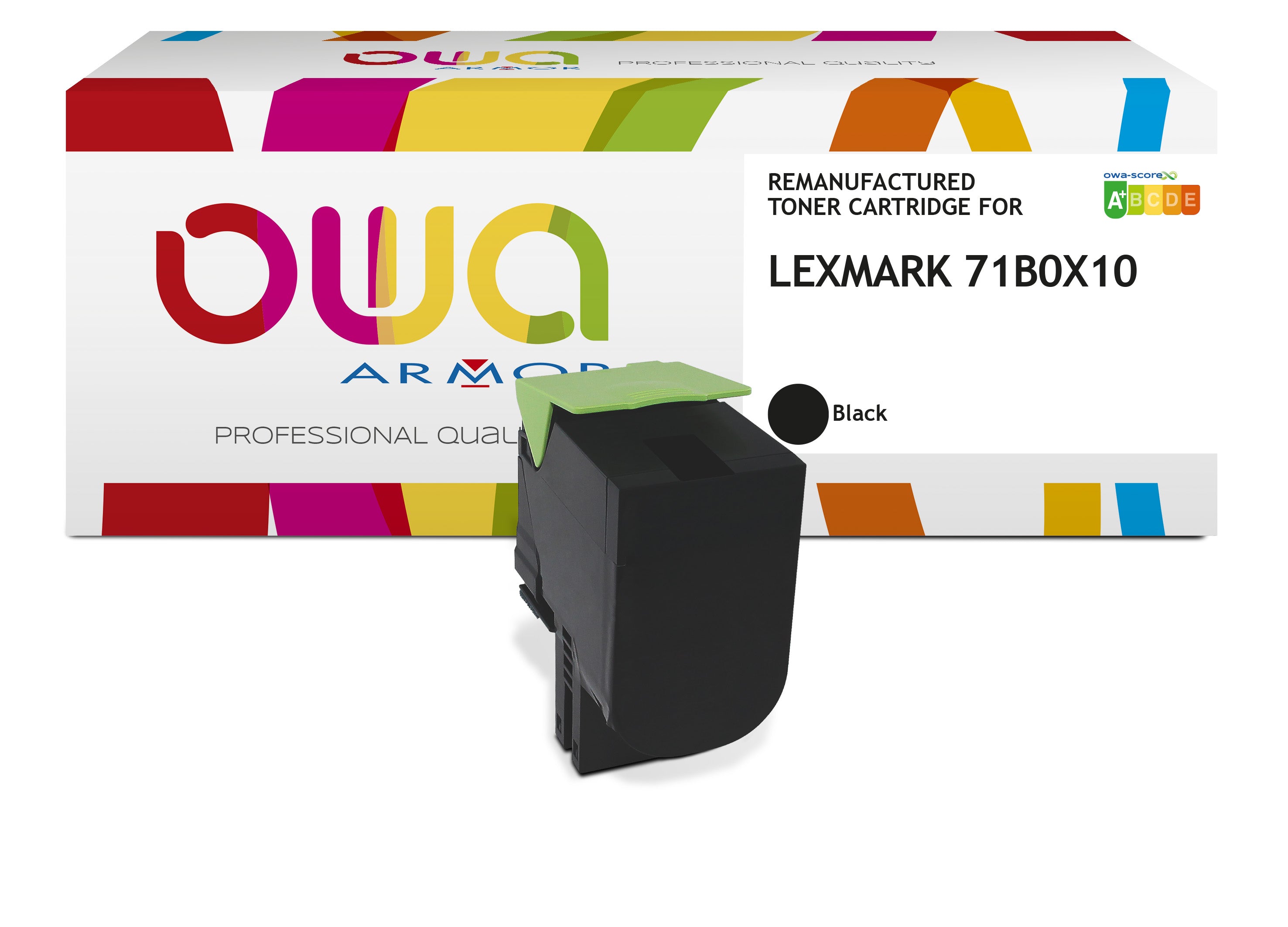 Lexmark Lexmark 71B0x10 - Remanufactured Toner Owa - High Capacity - Black