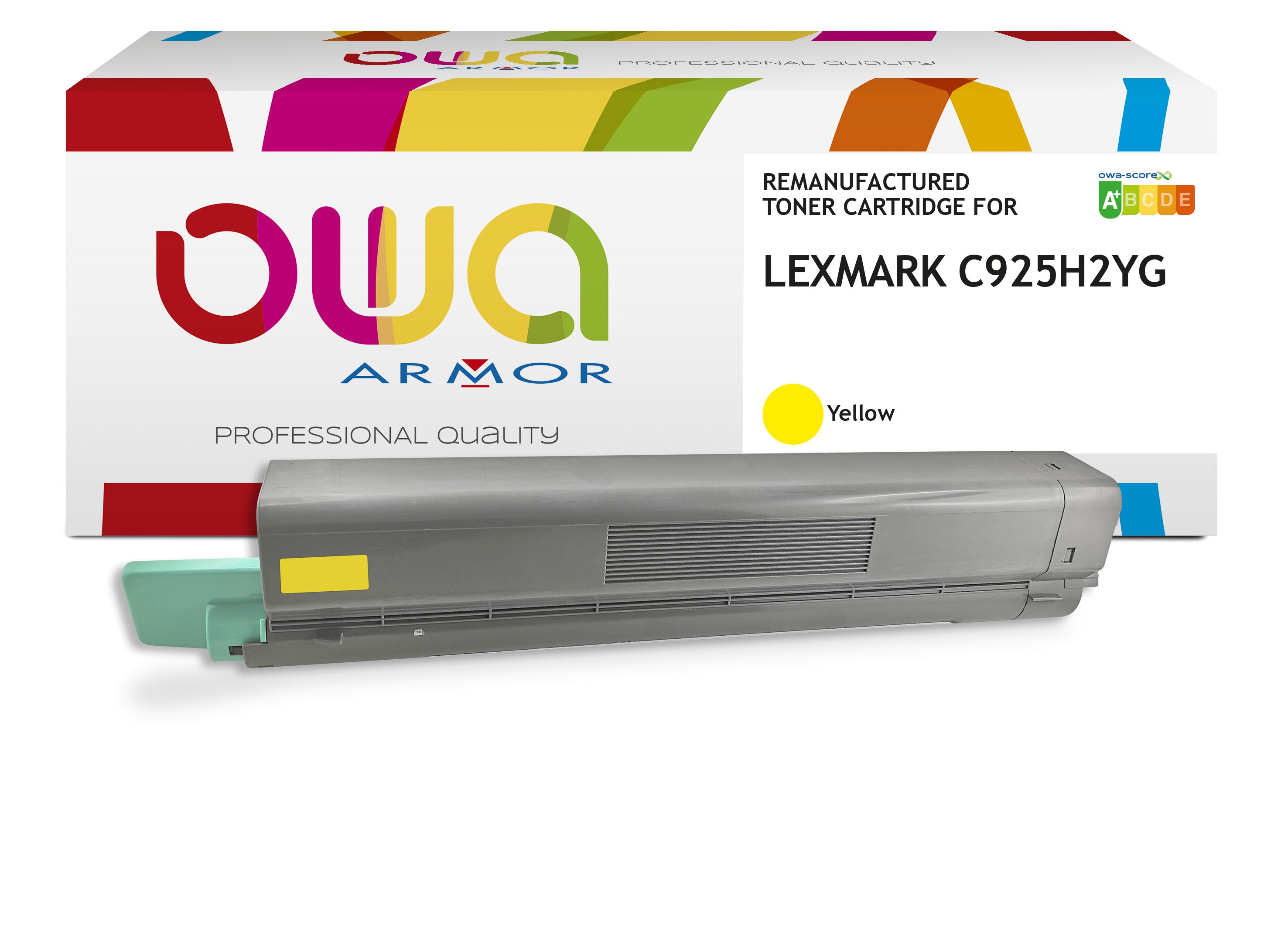 Lexmark Lexmark C925h2yg - Remanufactured Toner Owa - Yellow