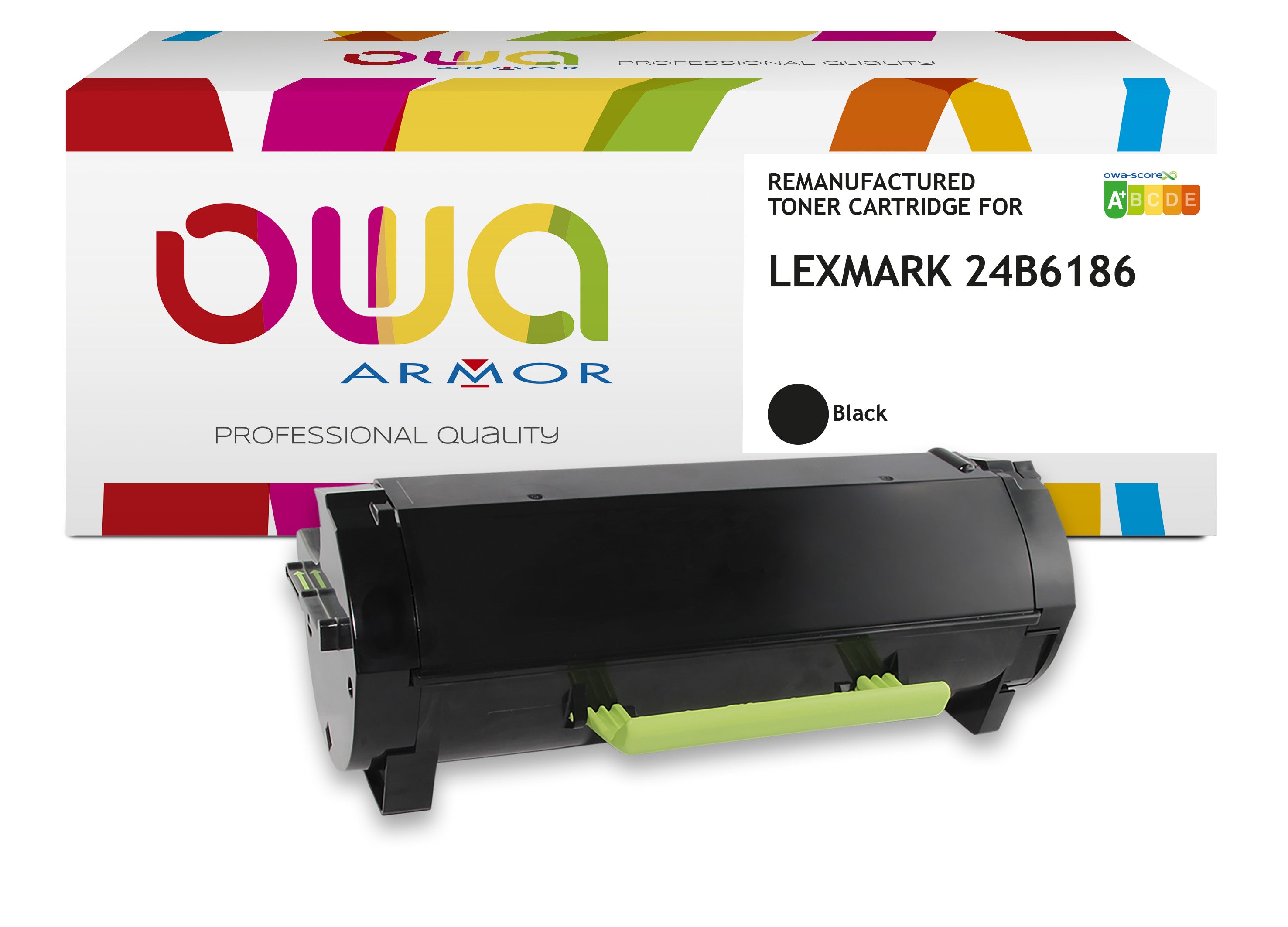Lexmark Lexmark 24B6186 - Remanufactured Toner Owa - Black