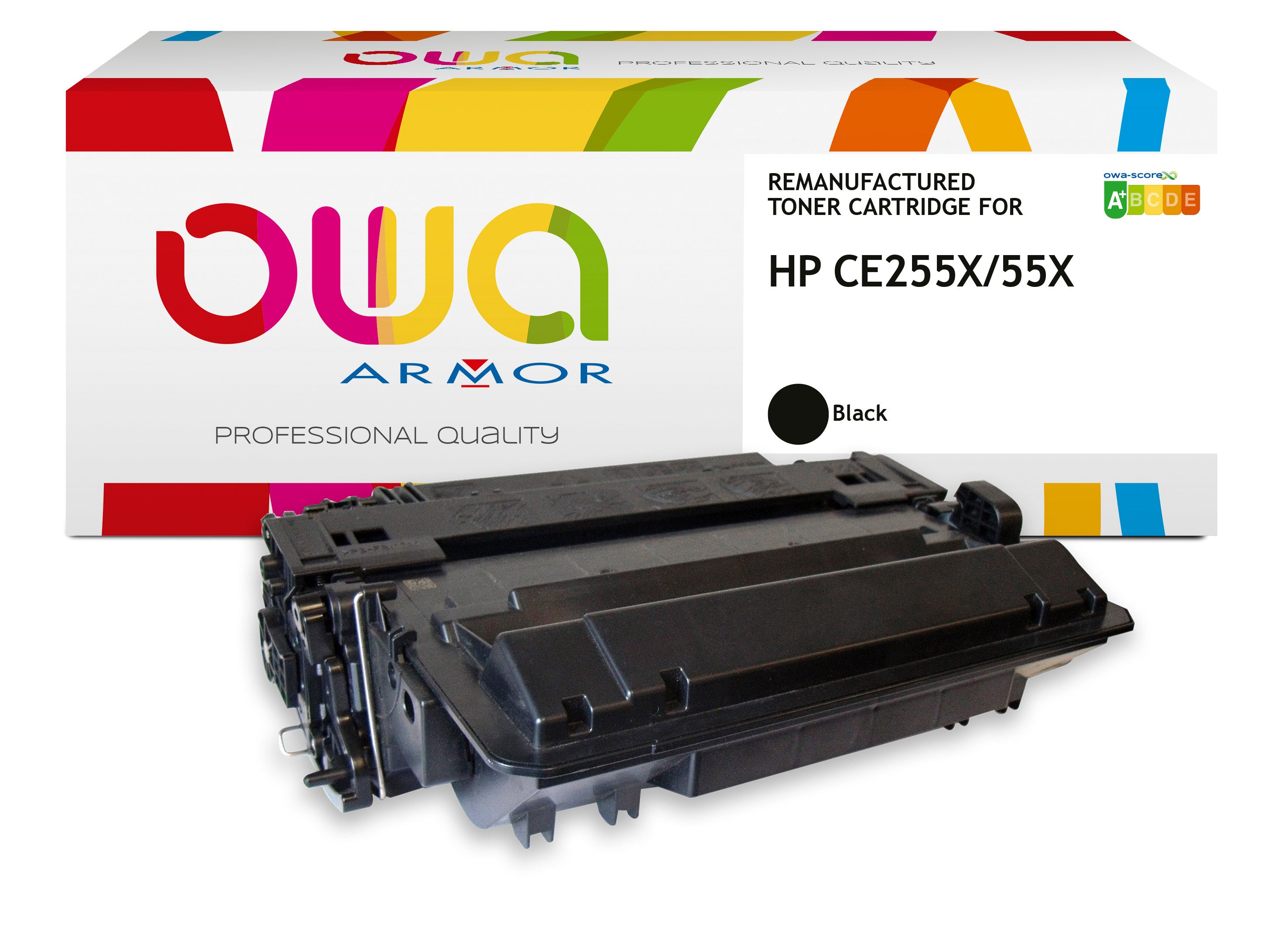 Hp Hp Ce255x - Remanufactured Toner Owa - Extra High Capacity - Black