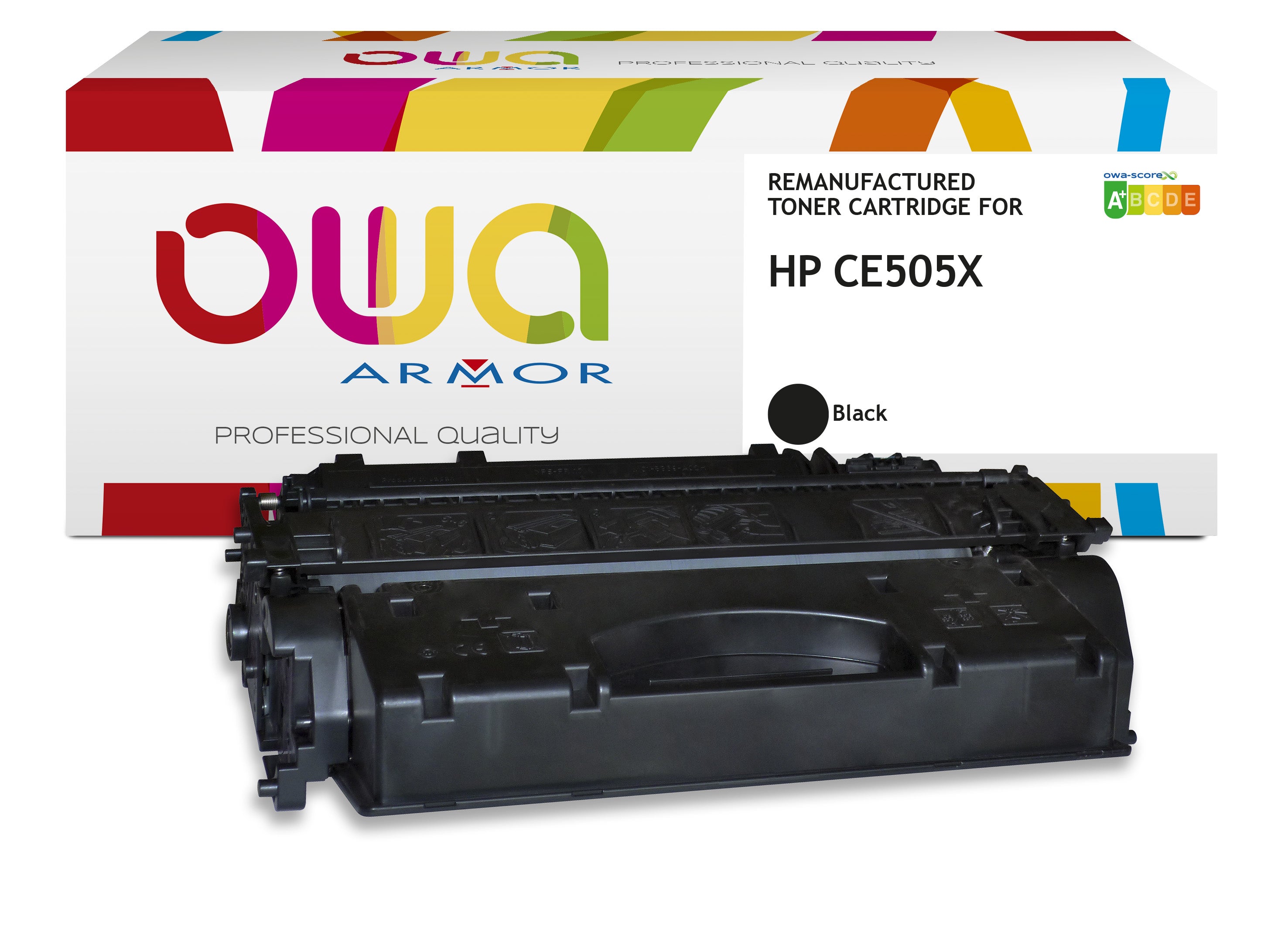 Hp Hp Ce505x - Remanufactured Toner Owa - Extra High Capacity - Black