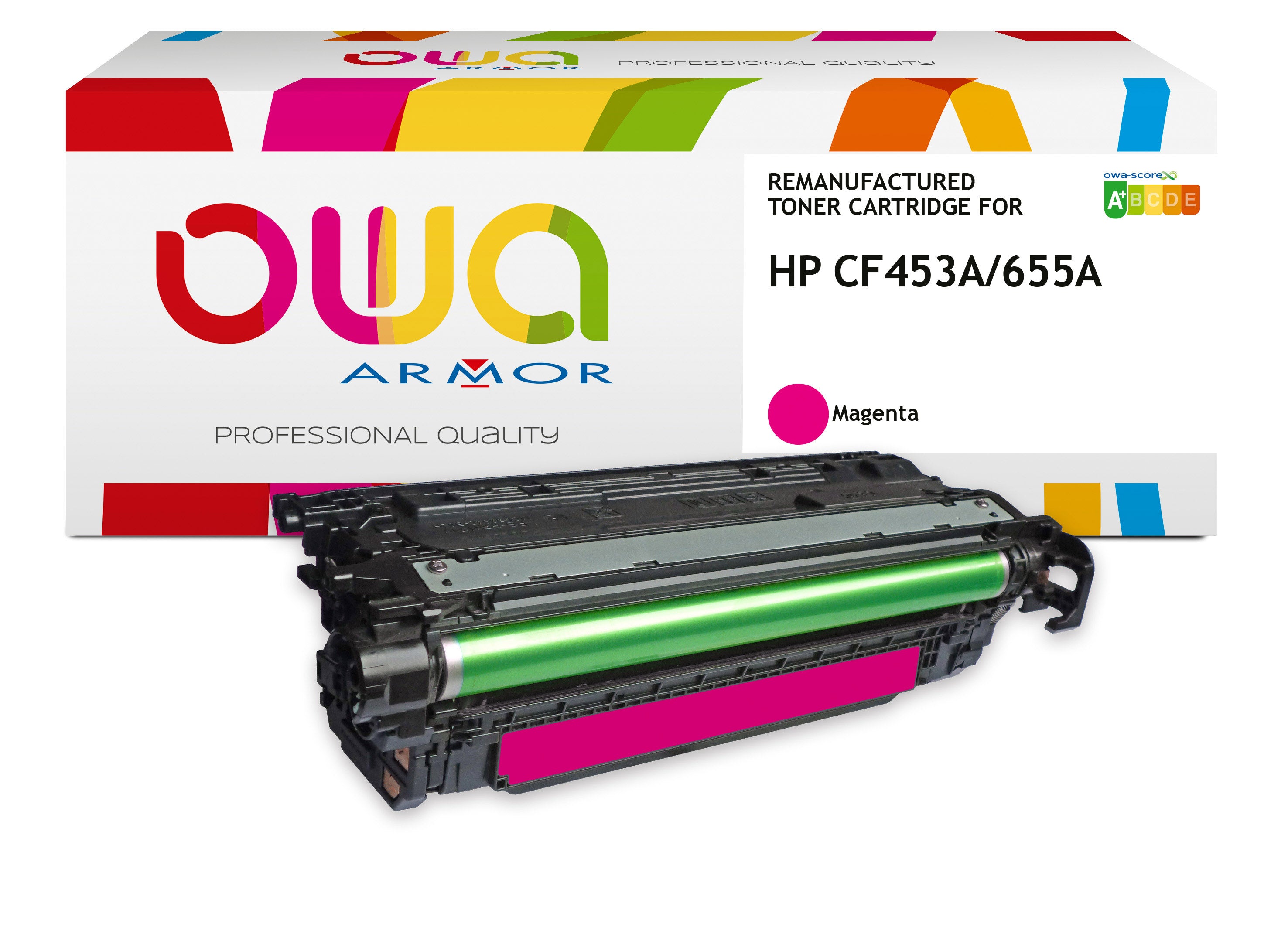 Hp Hp Cf453a - Remanufactured Toner Owa - Magenta