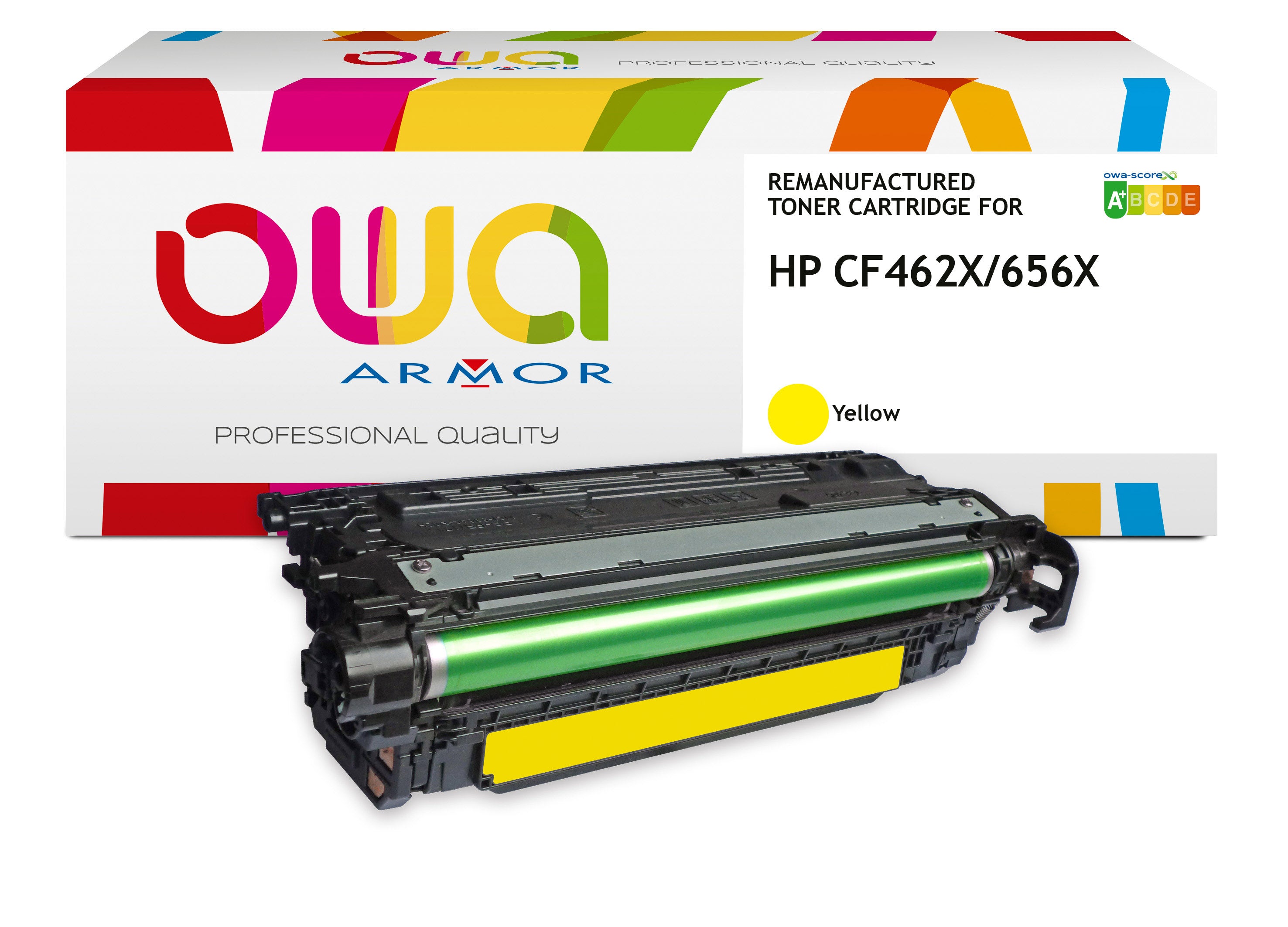 Hp Hp Cf462x - Remanufactured Toner Owa - High Capacity - Yellow