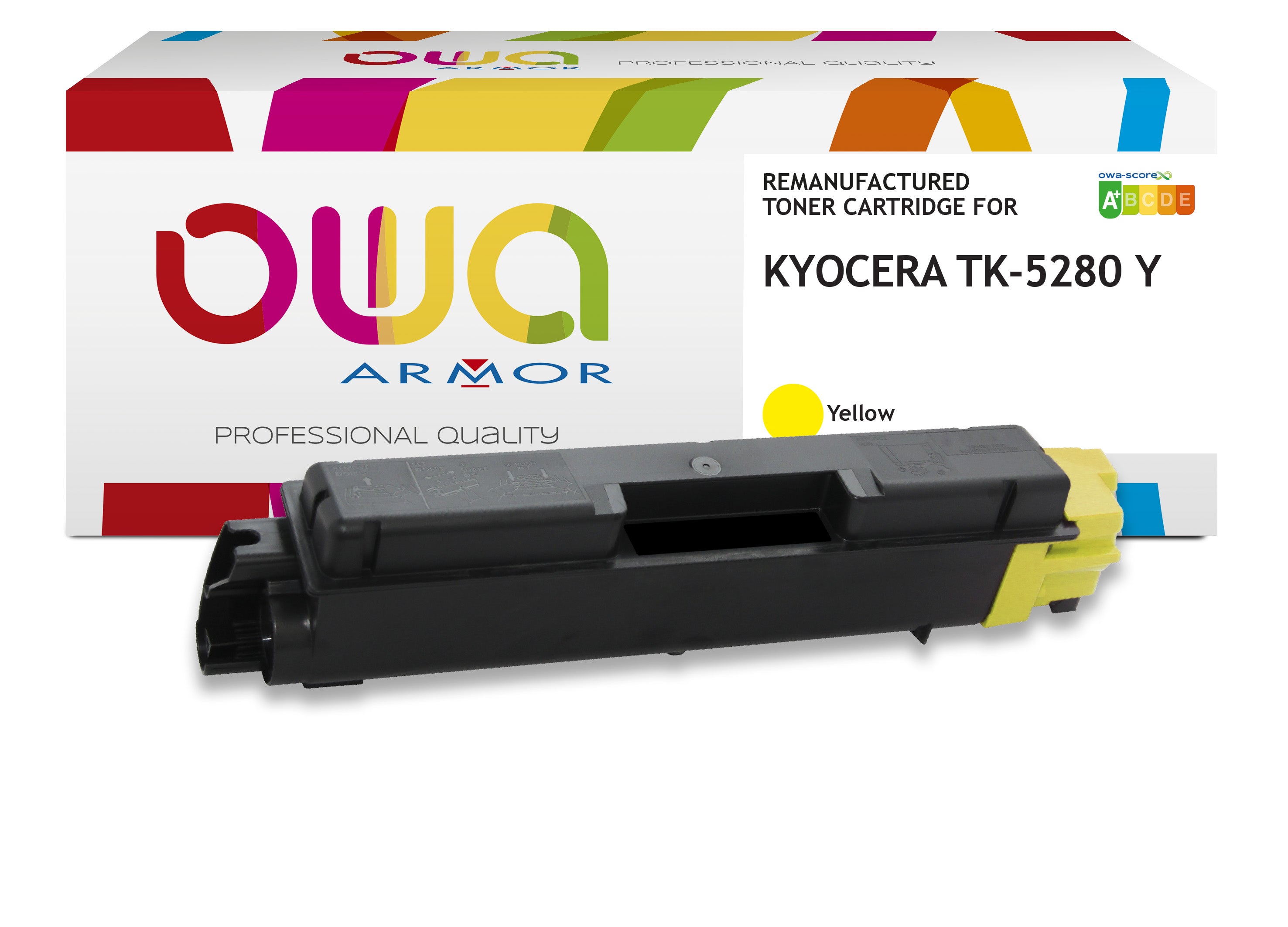 Kyocera Kyocera Tk-5280Y - Remanufactured Toner Owa - High Capacity - Yellow