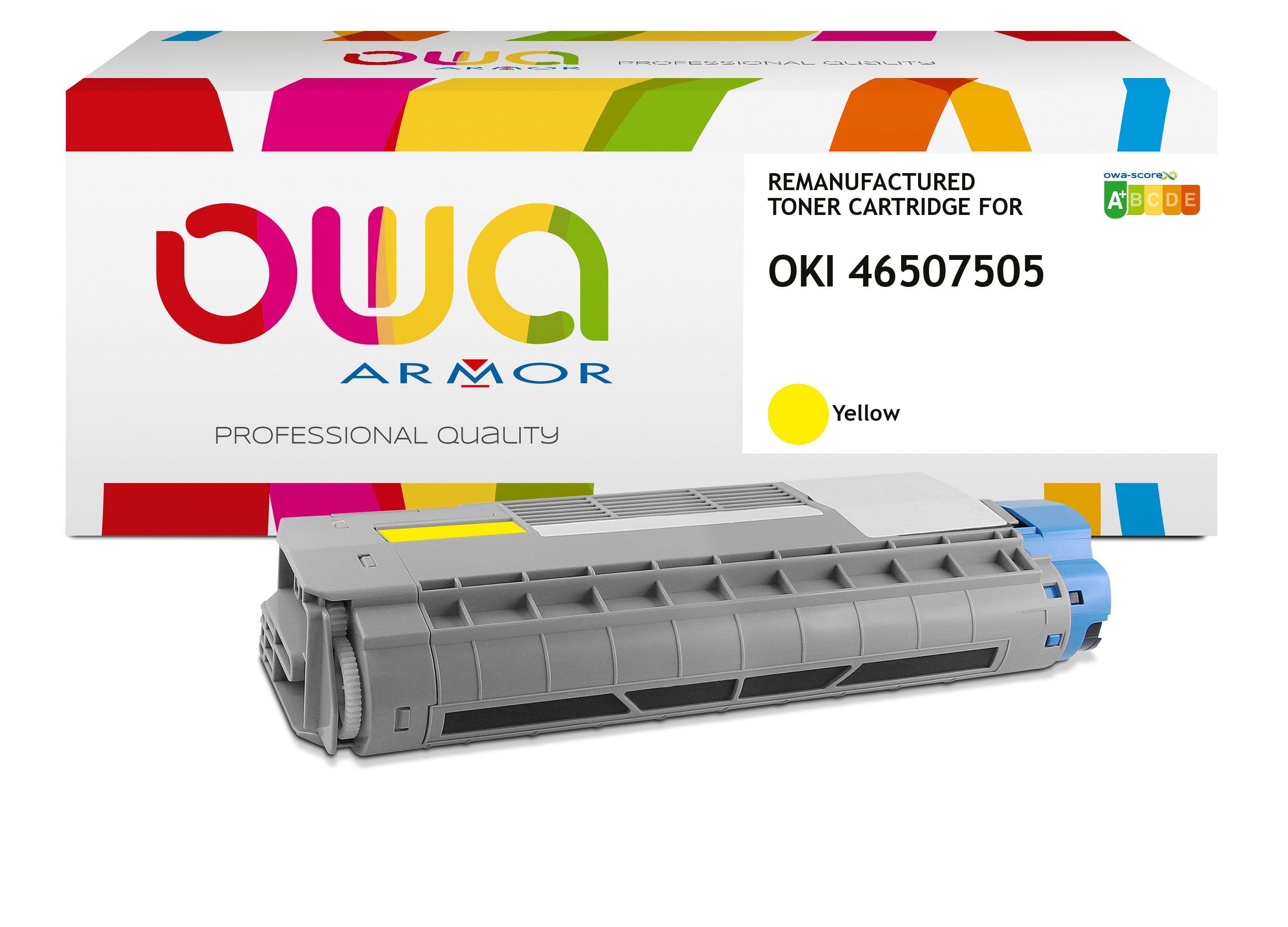 Oki Oki 46507505 - Remanufactured Toner Owa - Yellow