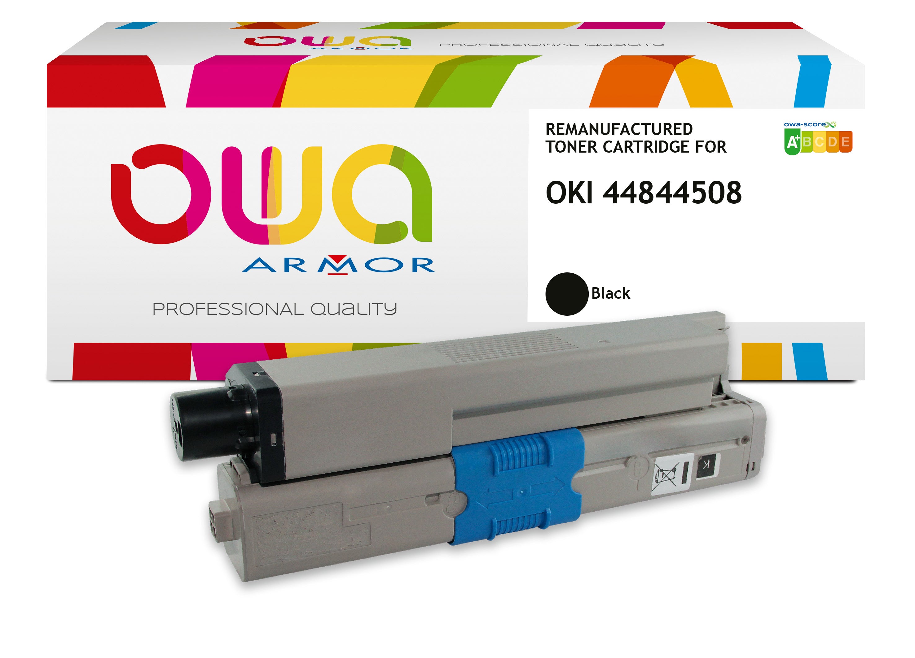 Oki Oki 44844508 - Remanufactured Toner Owa - Black