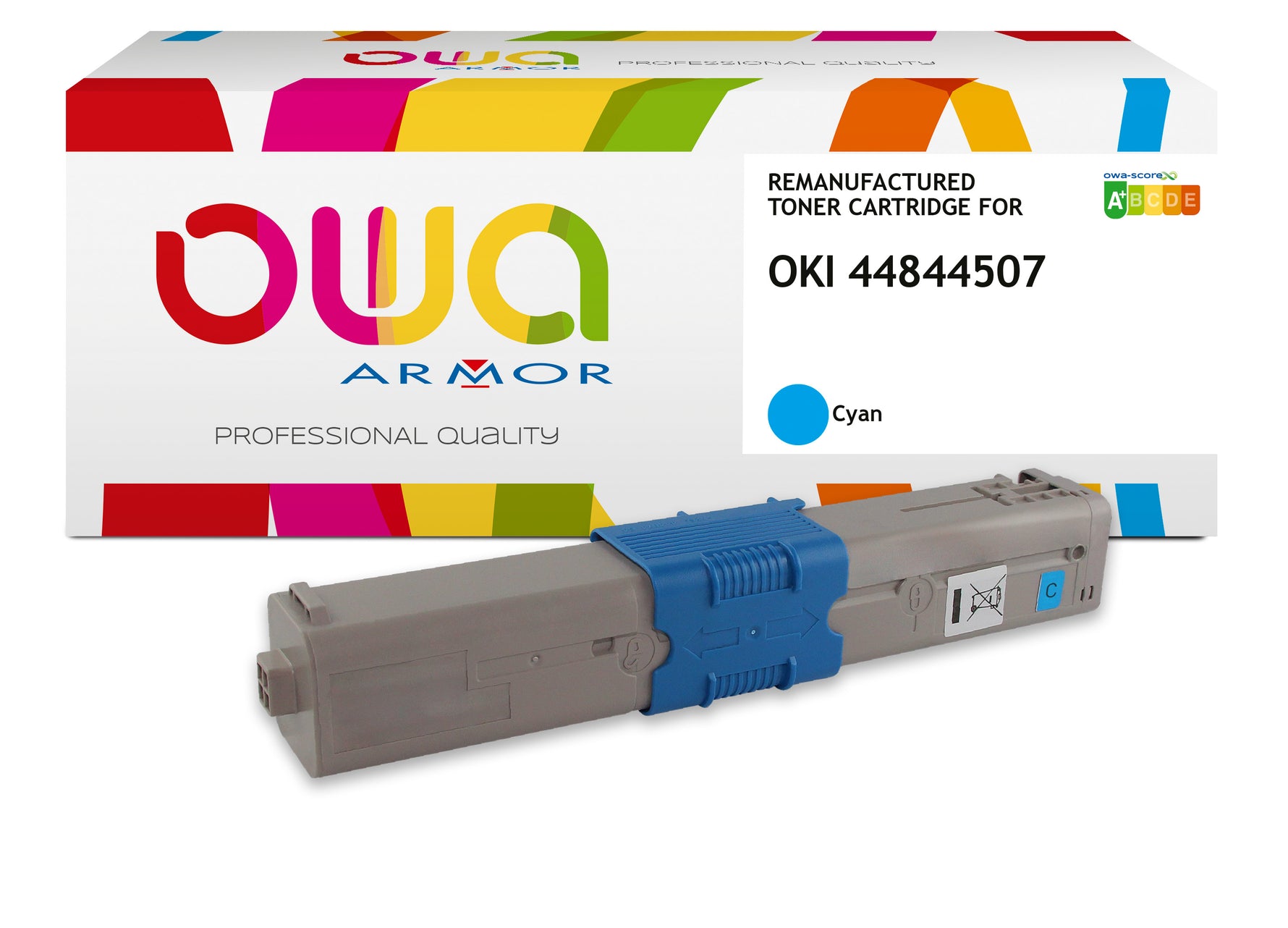 Oki Oki 44844507 - Remanufactured Toner Owa - Cyan