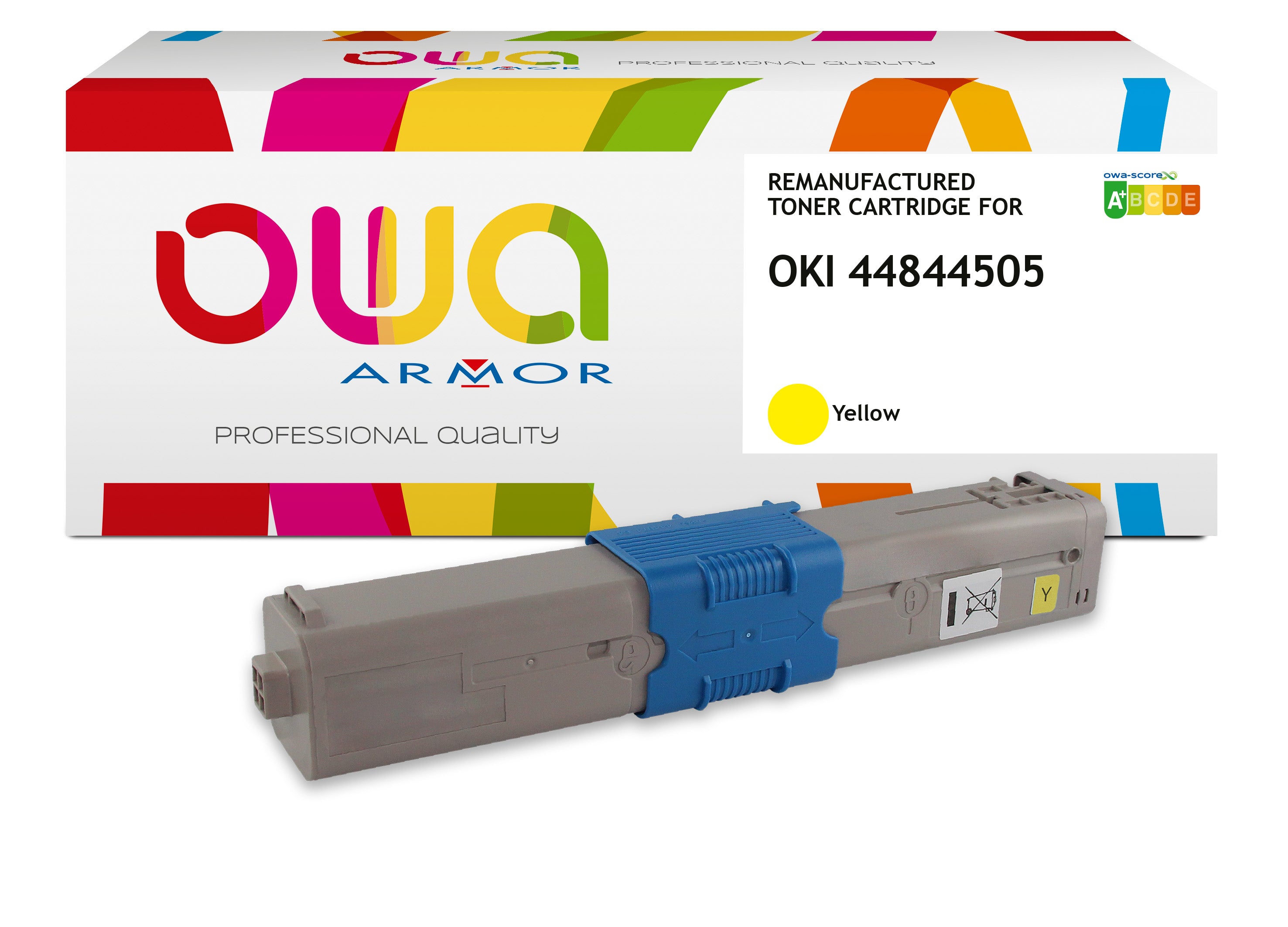 Oki Oki 44844505 - Remanufactured Toner Owa - Yellow