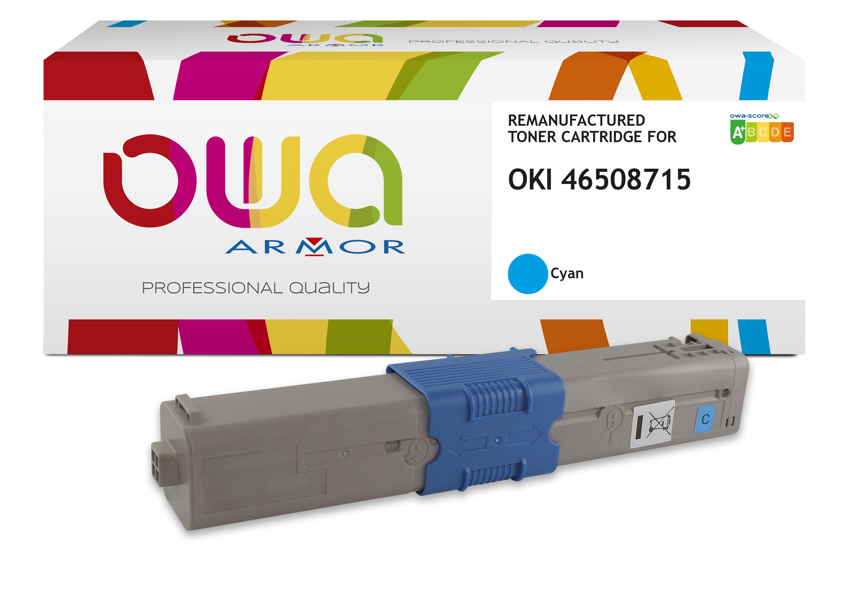 Oki Oki 46508715 - Remanufactured Toner Owa - Cyan