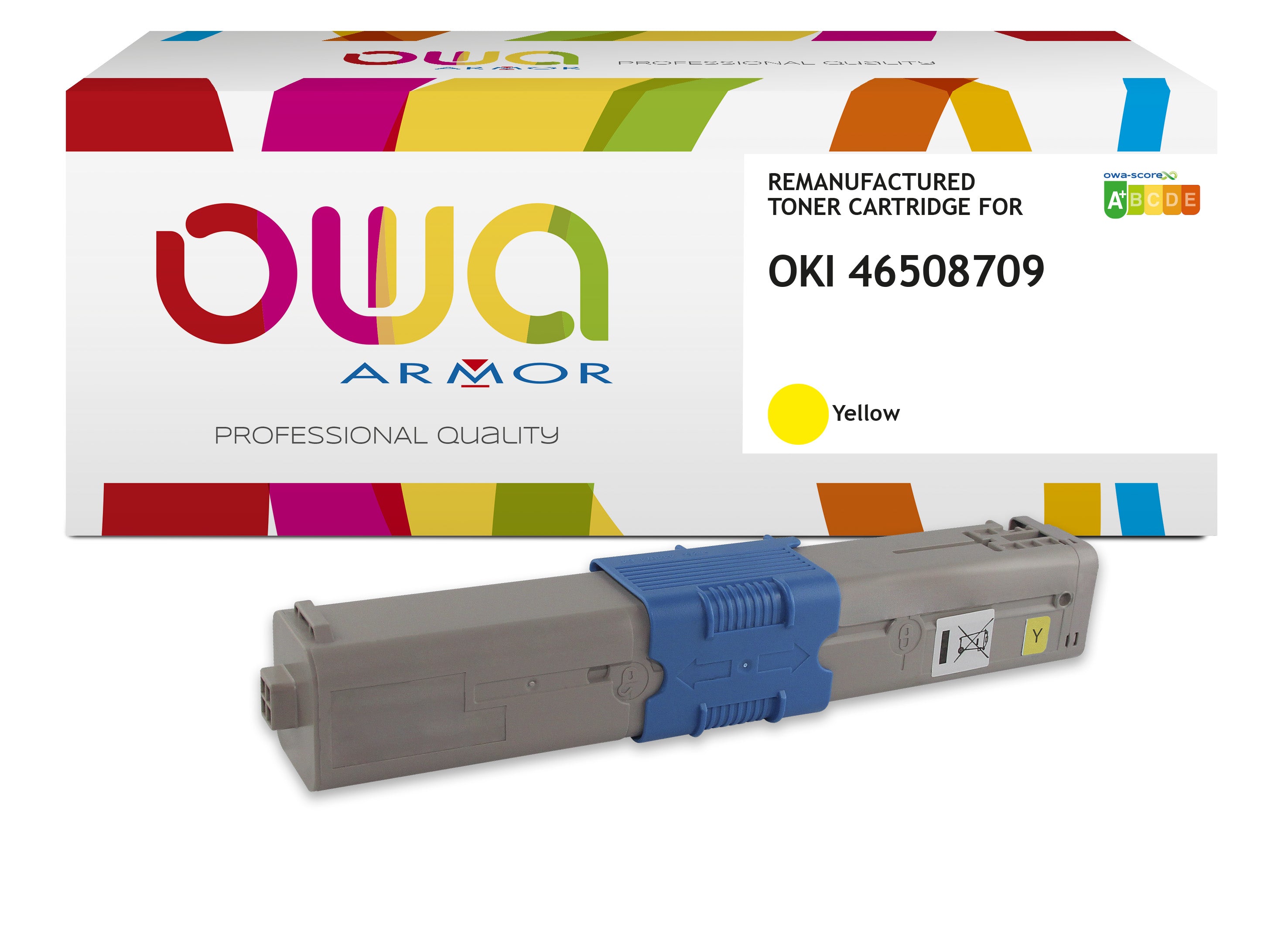 Oki Oki 46508709 - Remanufactured Toner Owa - High Capacity - Yellow