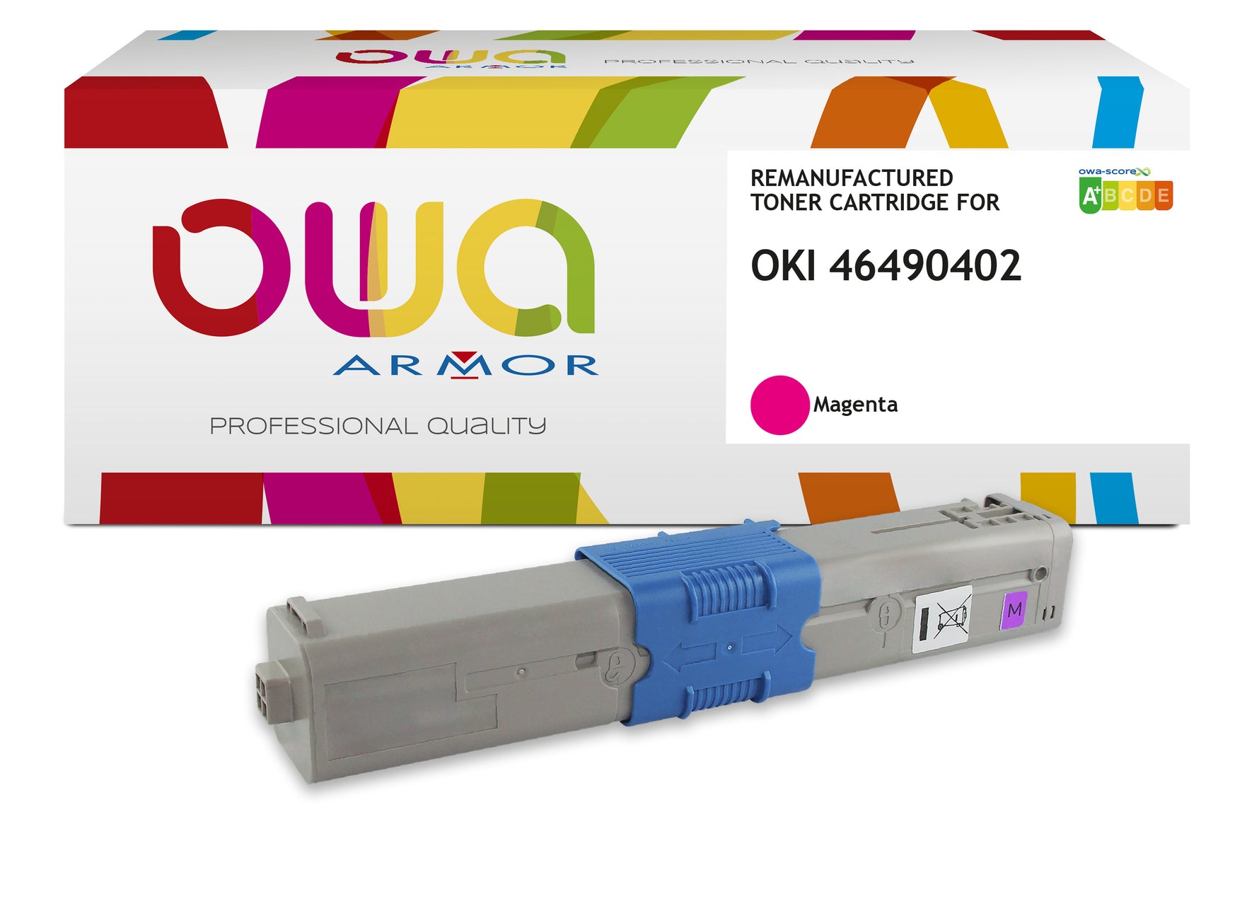 Oki Oki 46490402 - Remanufactured Toner Owa - Magenta