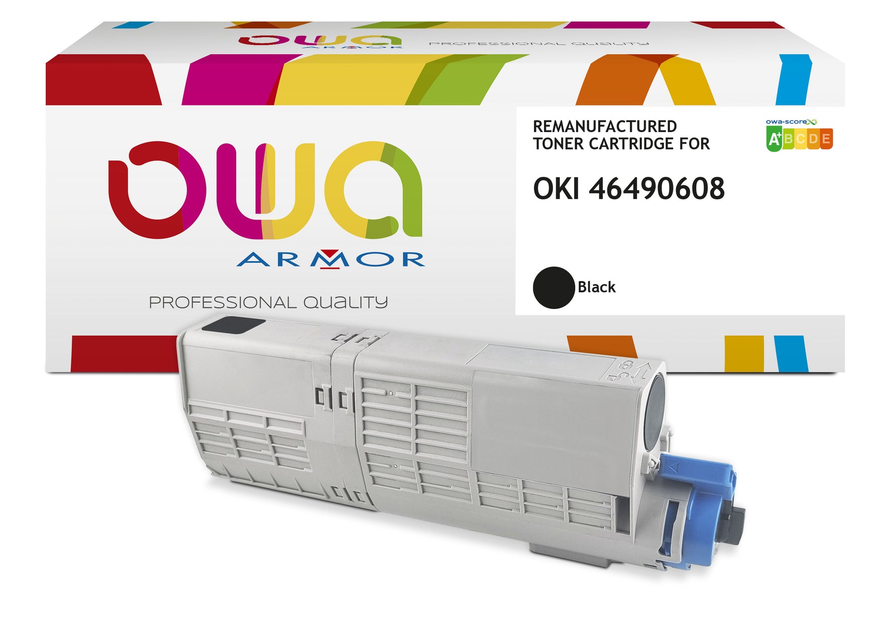 Oki Oki C532 - Remanufactured Toner Owa - High Capacity - Black