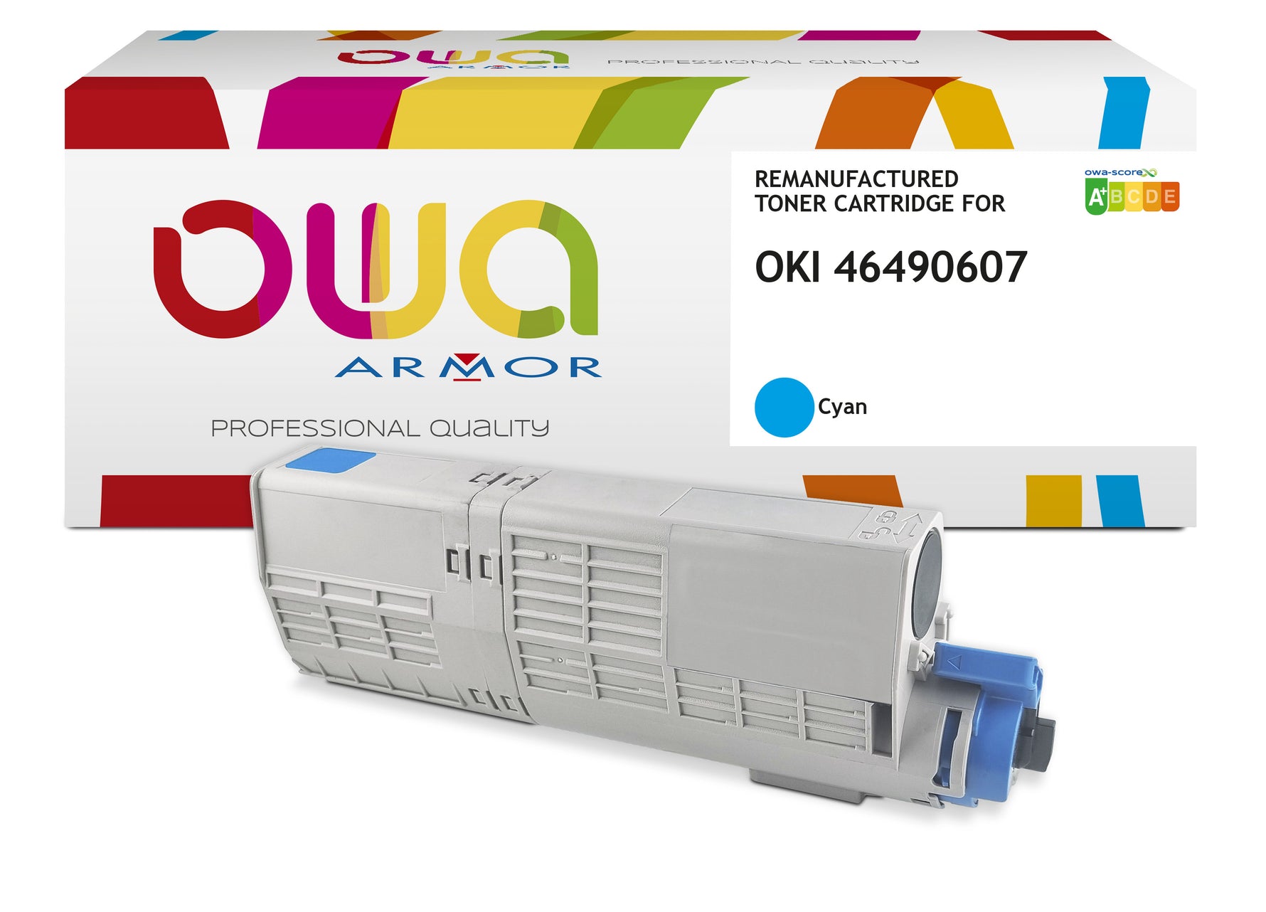 Oki Oki C532 - Remanufactured Toner Owa - High Capacity - Cyan