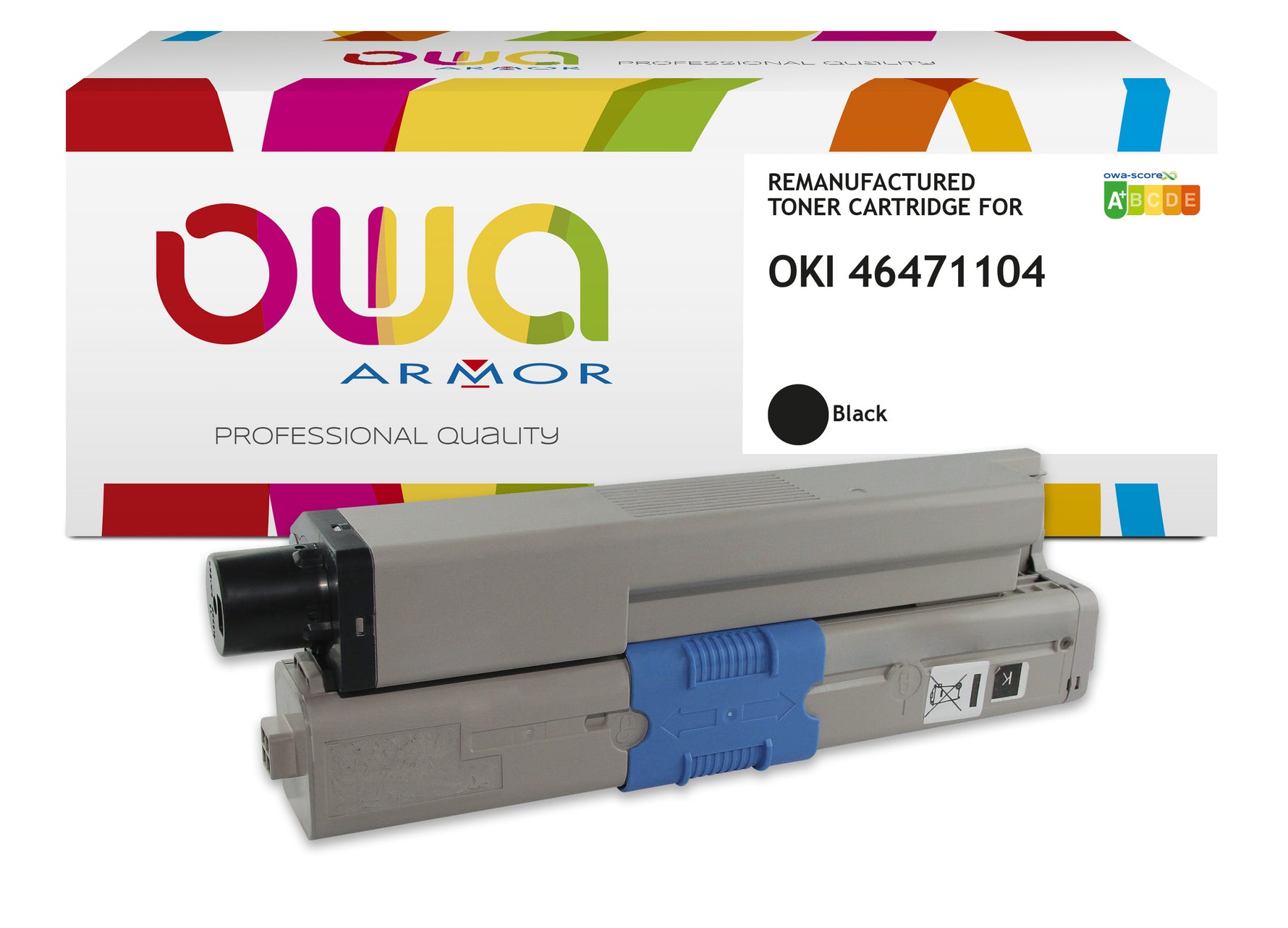 Oki Oki C823 - Remanufactured Toner Owa - Black