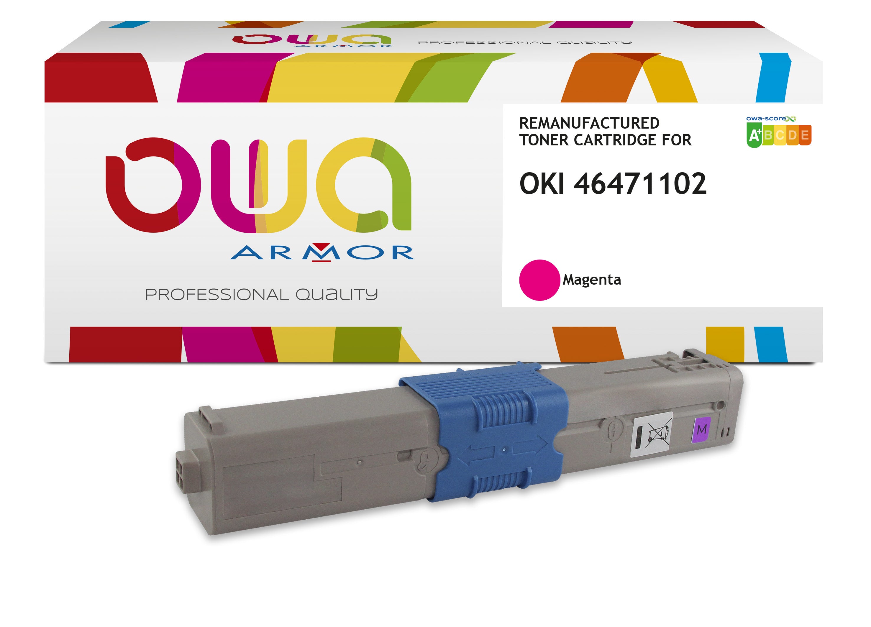 Oki Oki C823 - Remanufactured Toner Owa - Magenta
