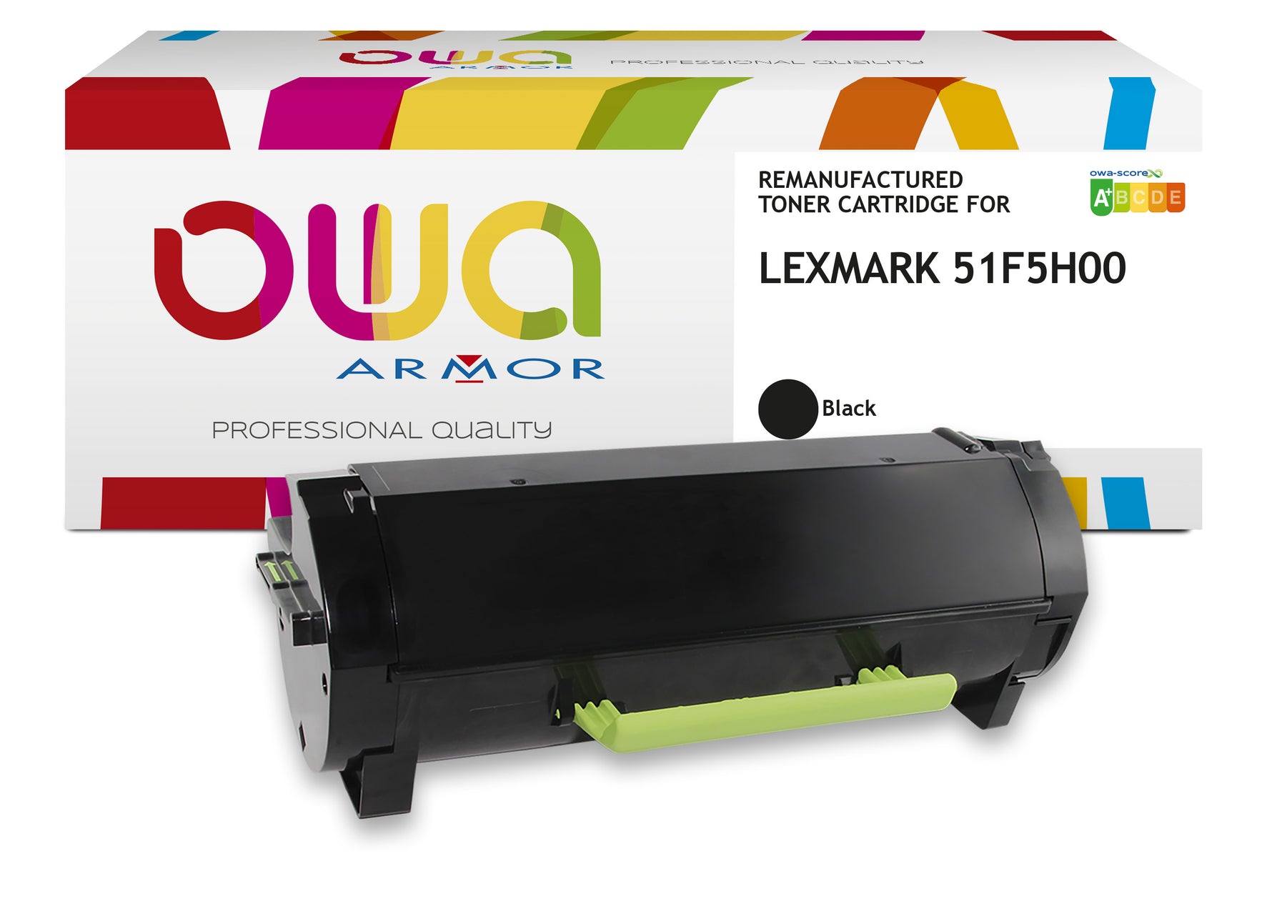 Lexmark Lexmark 51F5h00 - Remanufactured Toner Owa - High Capacity - Black