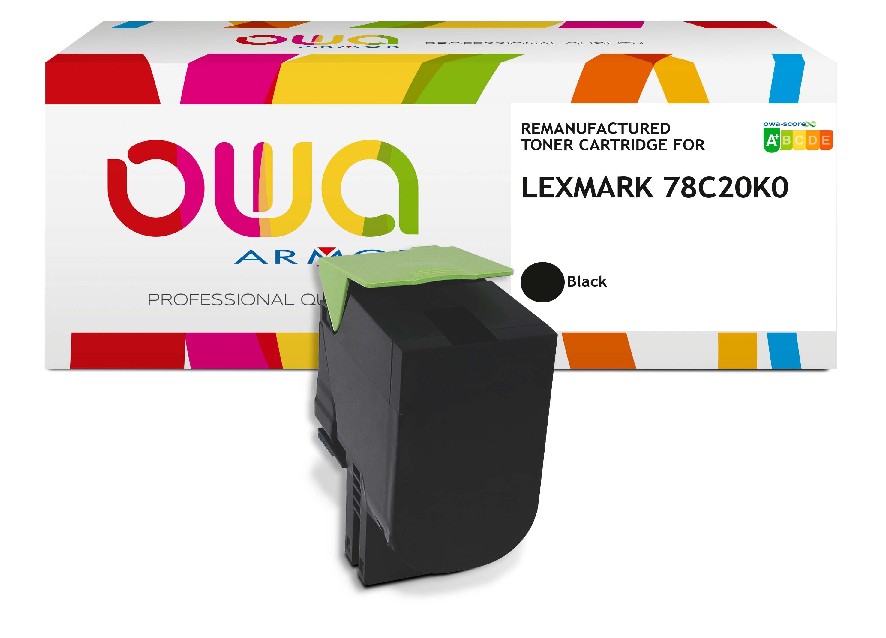 Lexmark Lexmark Cs421 - Remanufactured Toner Owa - Black