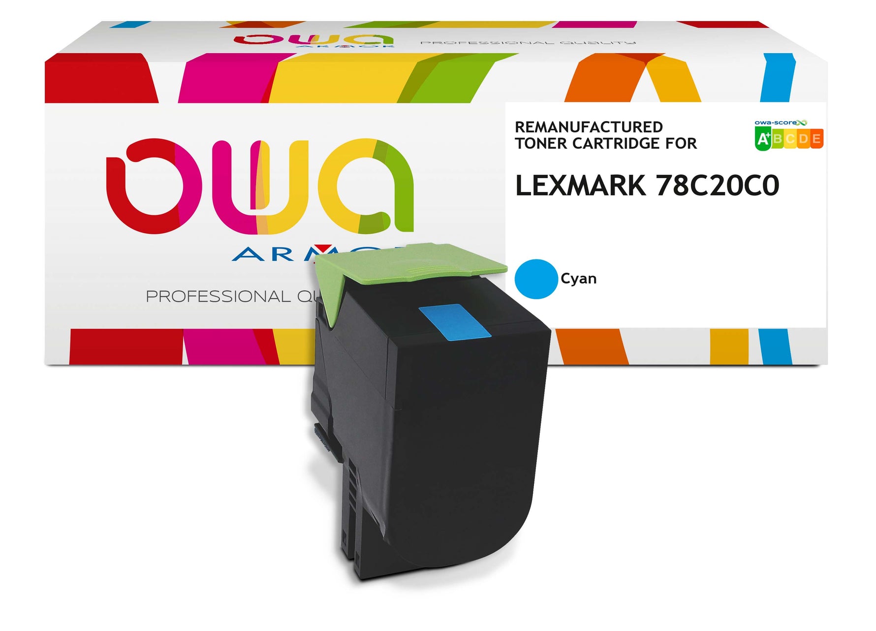 Lexmark Lexmark Cs421 - Remanufactured Toner Owa - Cyan