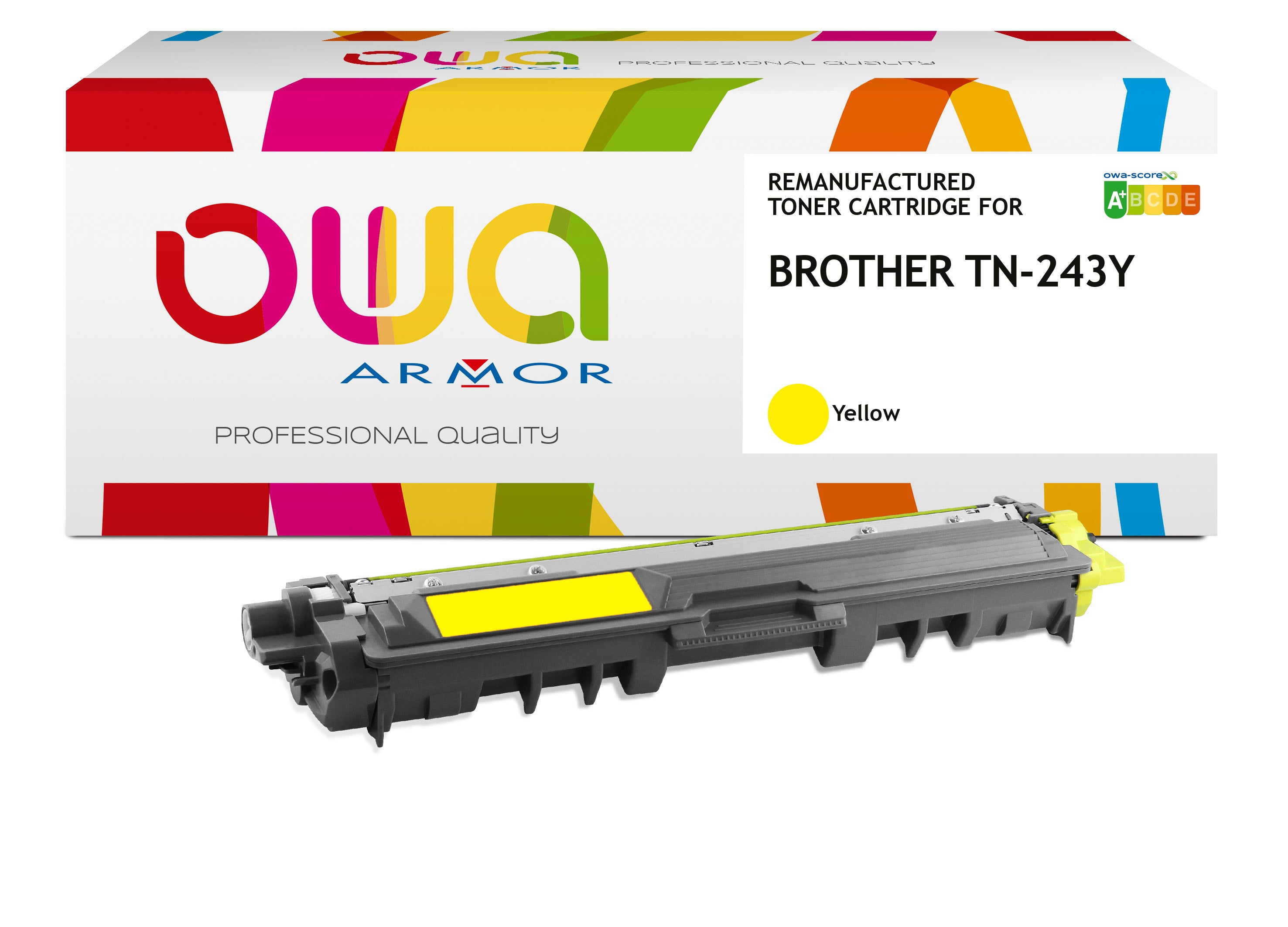 Brother Brother Tn-243Y - Remanufactured Toner Owa - Yellow