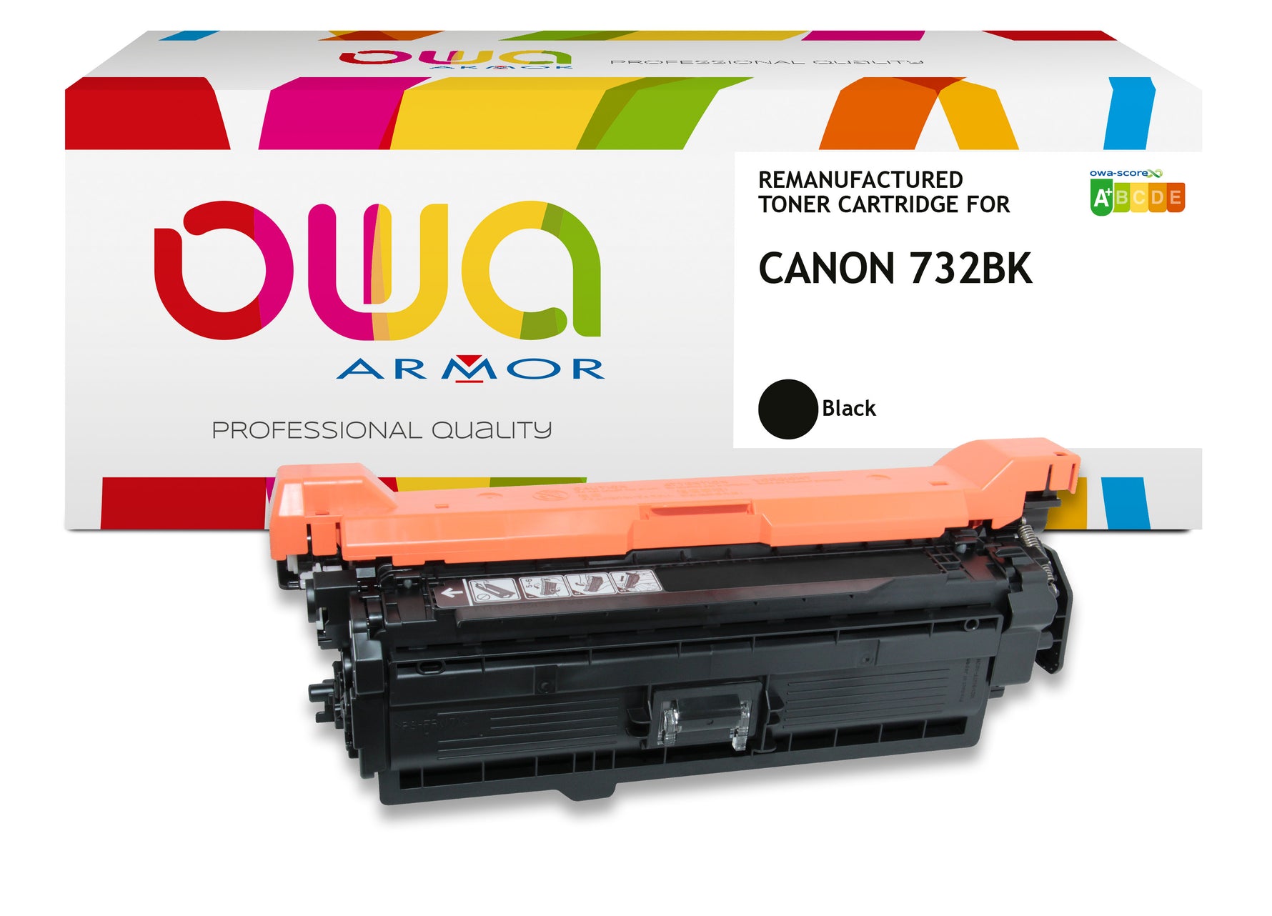 Canon Canon 732Bk - Remanufactured Toner Owa - Black