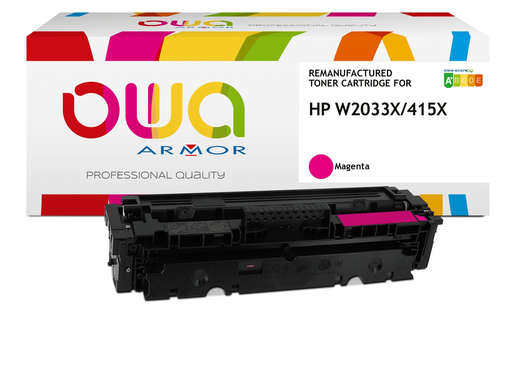 Hp Hp W2033x Without Toner Management - Remanufactured Toner Owa - High Capacity - Magenta