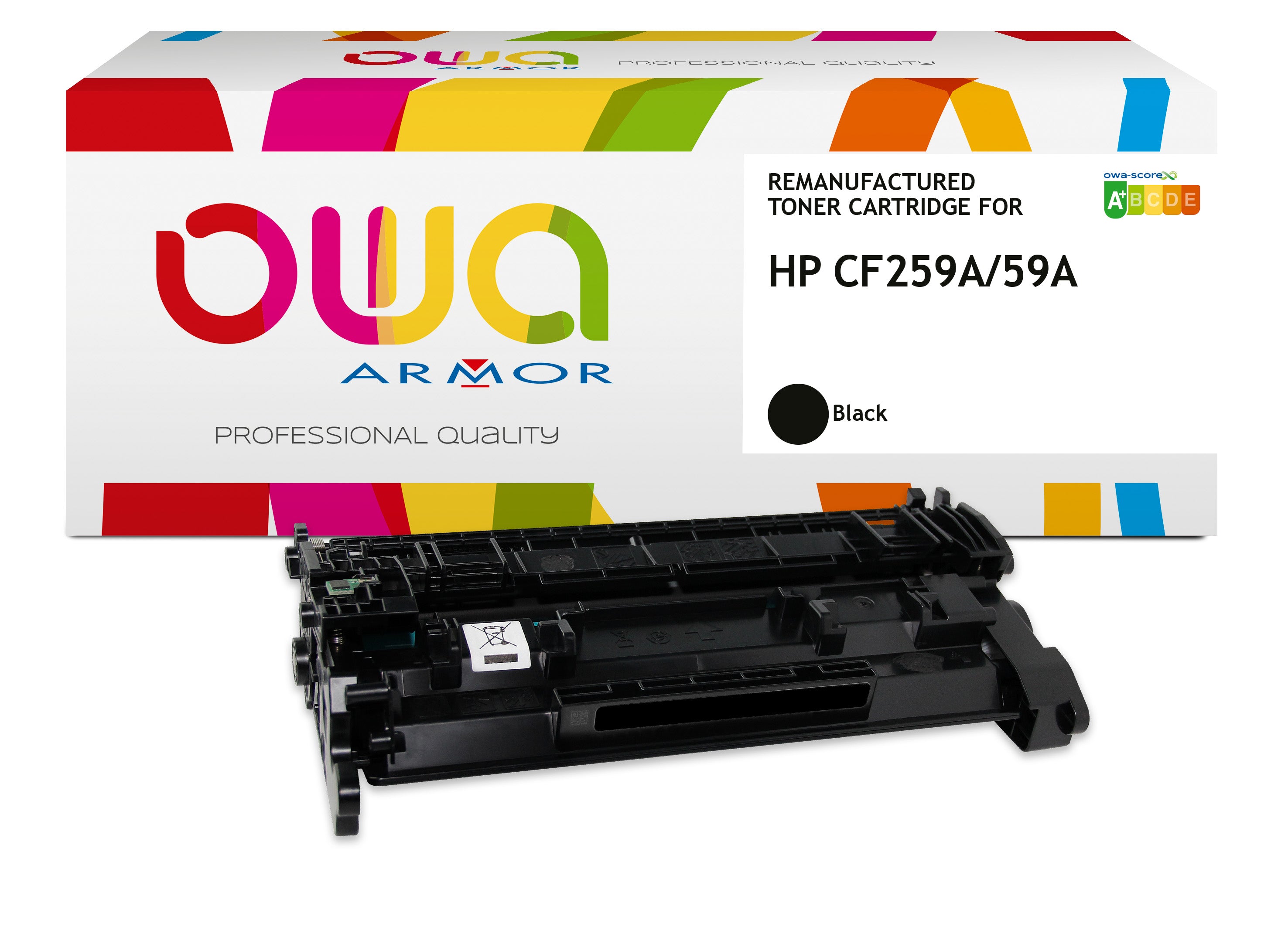 Hp Hp Cf259a Without Toner Management - Remanufactured Toner Owa - Black