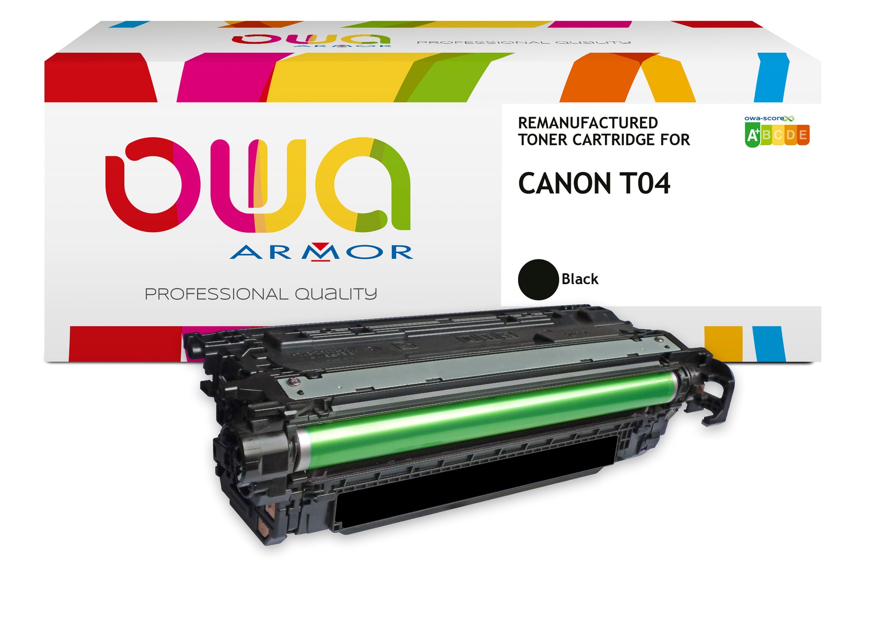 Canon Canon T04bk - Remanufactured Toner Owa - Black