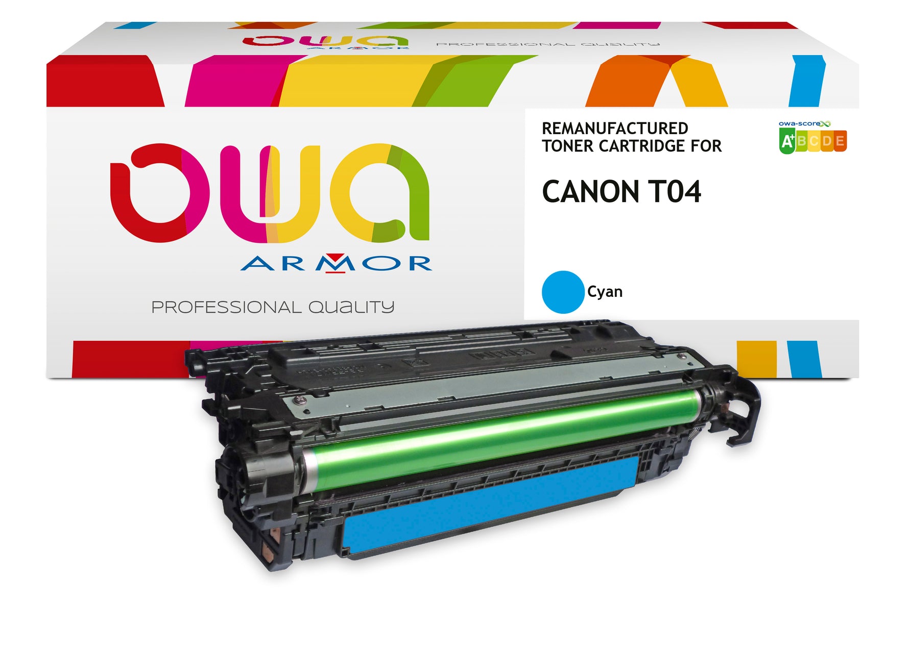Canon Canon T04c - Remanufactured Toner Owa - Cyan