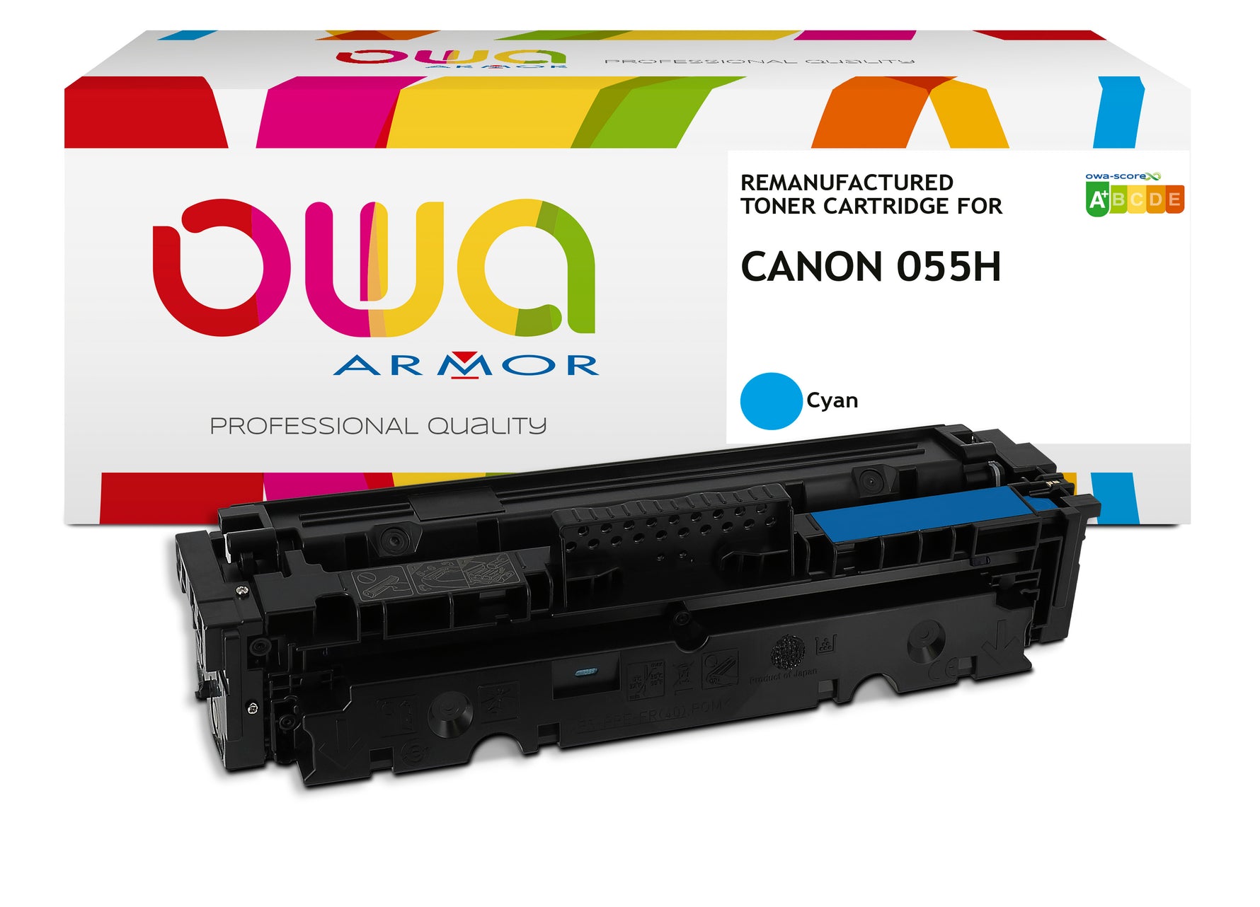 Canon Canon 055H / T09c Without Toner Management - Remanufactured Toner Owa - High Capacity - Cyan
