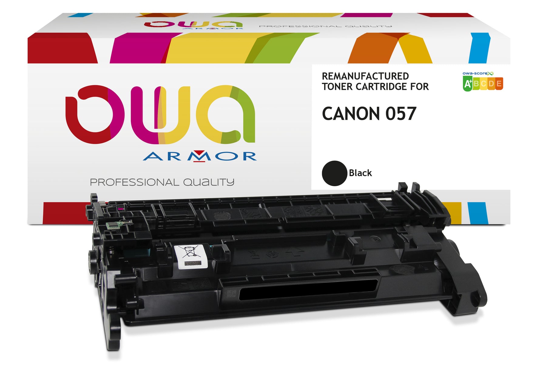 Canon Canon 057 Without Toner Management - Remanufactured Toner Owa - Black
