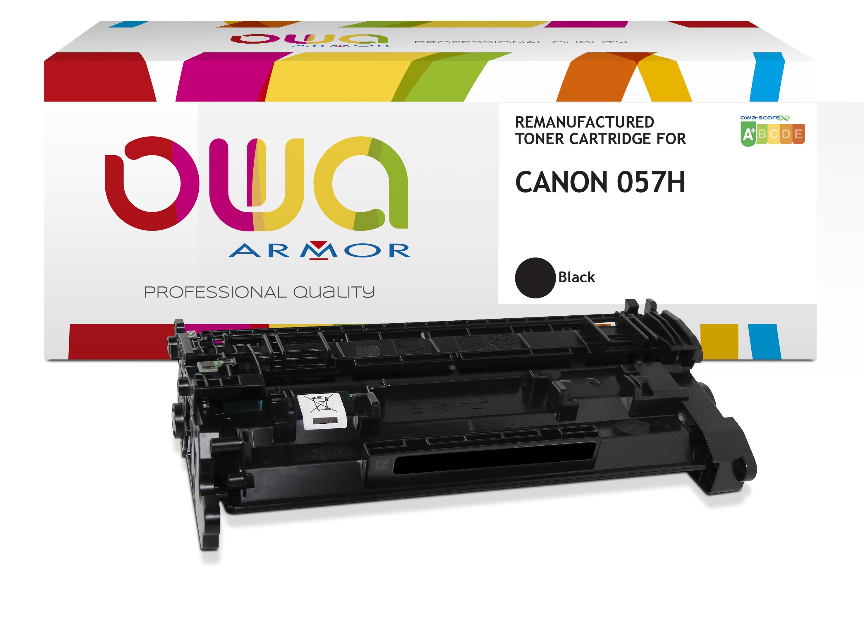 Canon Canon 057H Without Toner Management - Remanufactured Toner Owa - High Capacity - Black