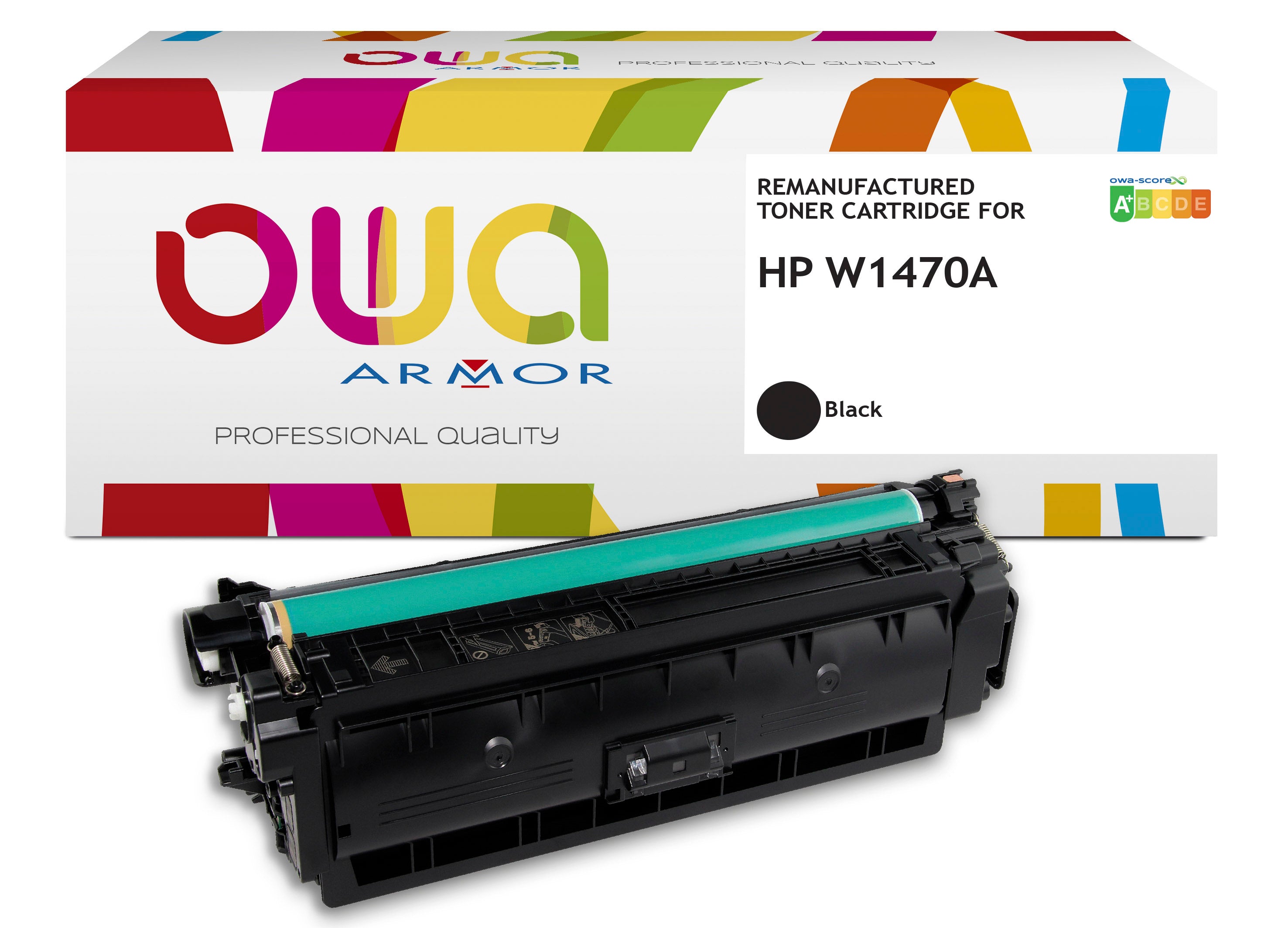 Hp Hp W1470a - Remanufactured Toner Owa - Black