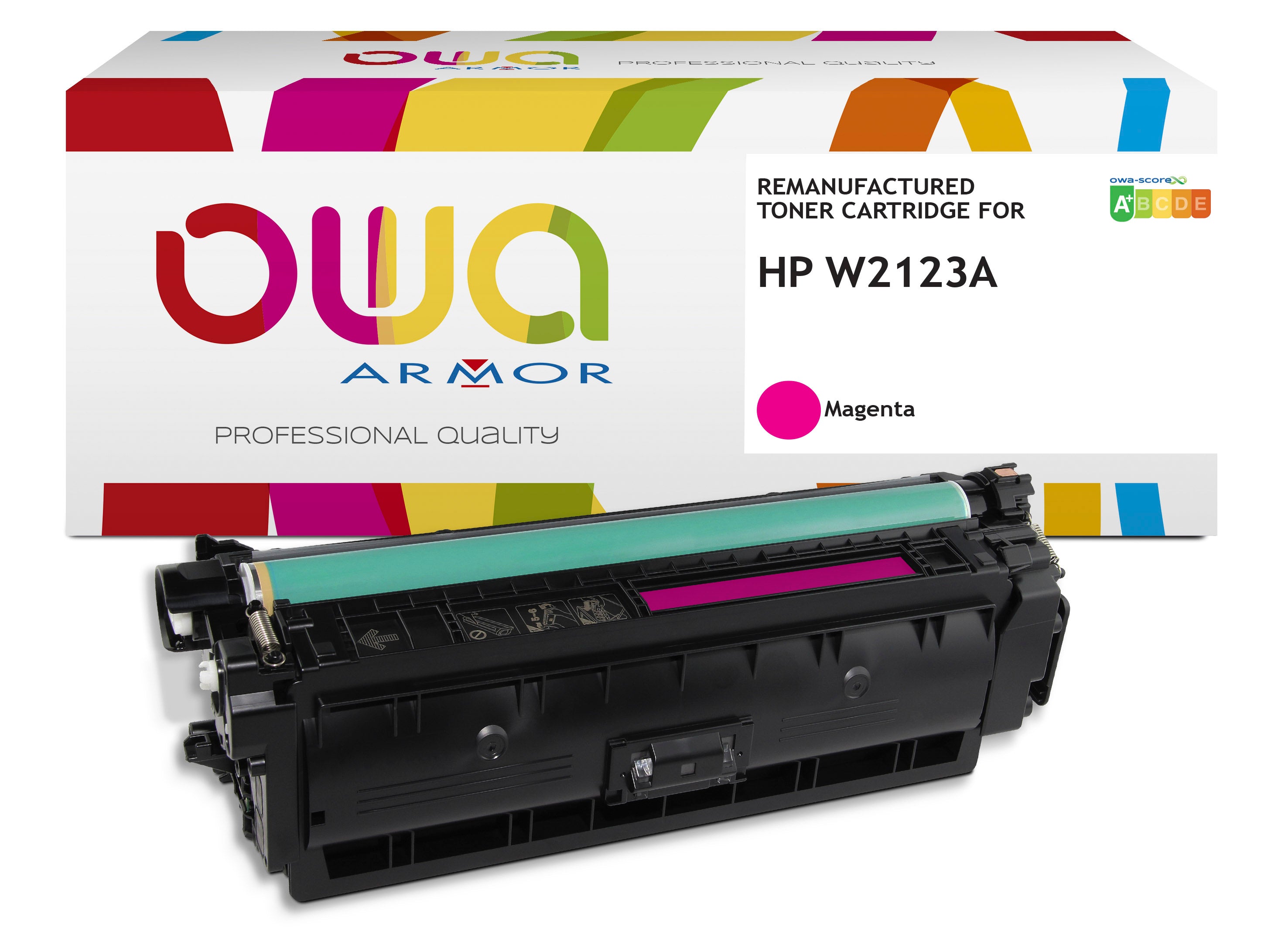 Hp Hp W2123a Without Toner Management - Remanufactured Toner Owa - Magenta