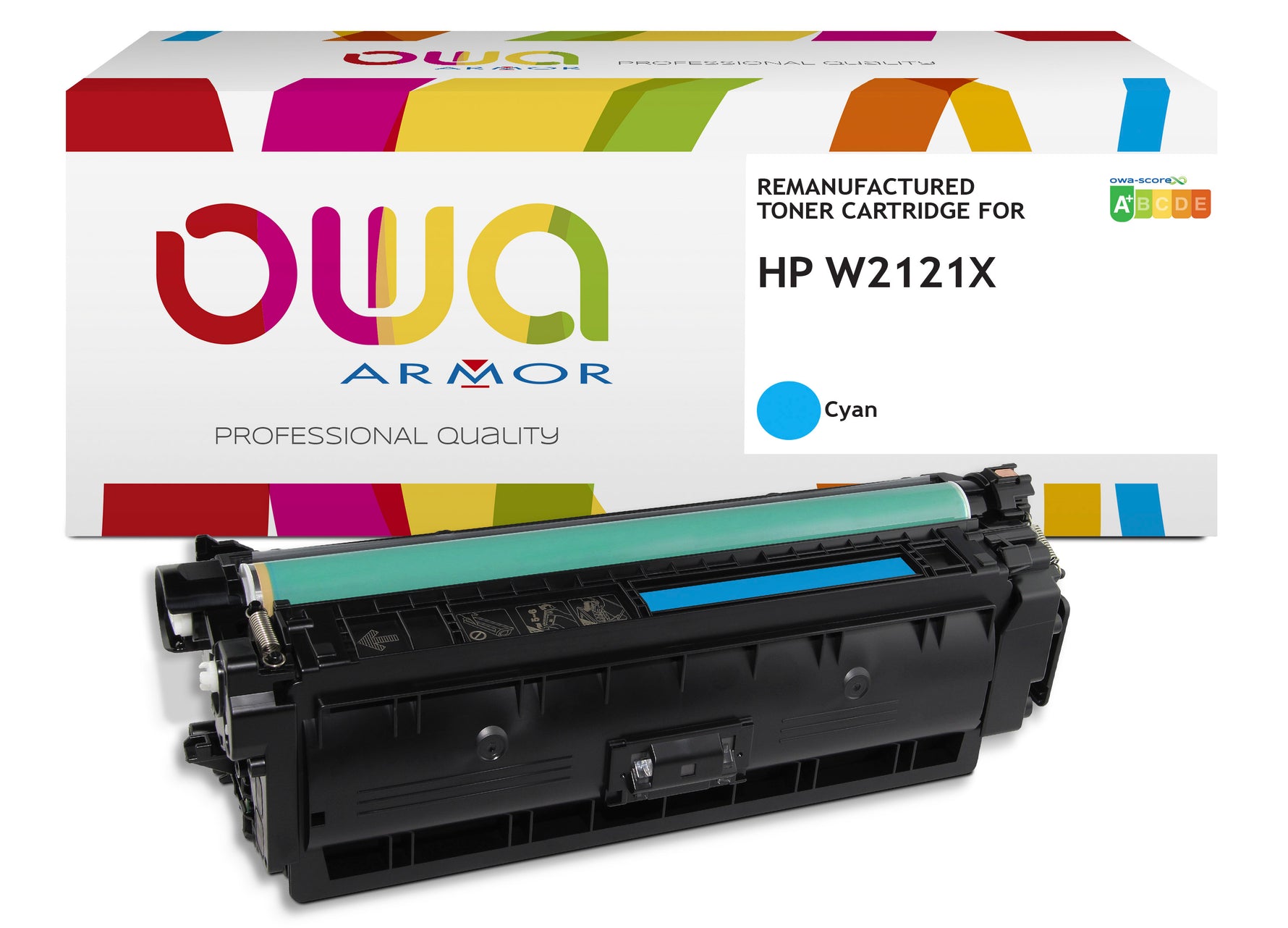 Hp Hp W2121x Without Toner Management - Remanufactured Toner Owa - High Capacity - Cyan
