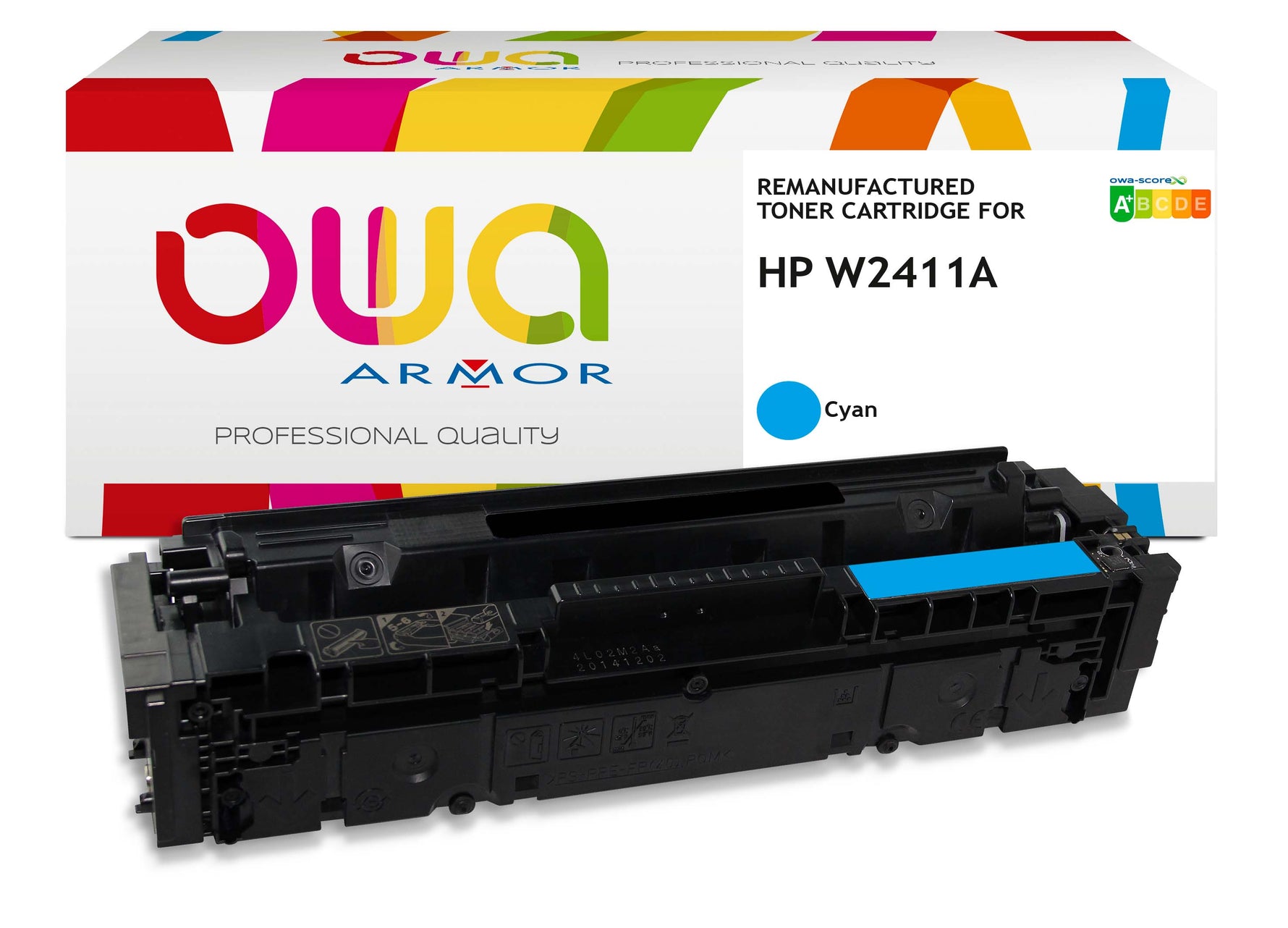 Hp Hp W2411a Jumbo Without Toner Management - Remanufactured Toner Owa - Extra High Capacity - Cyan