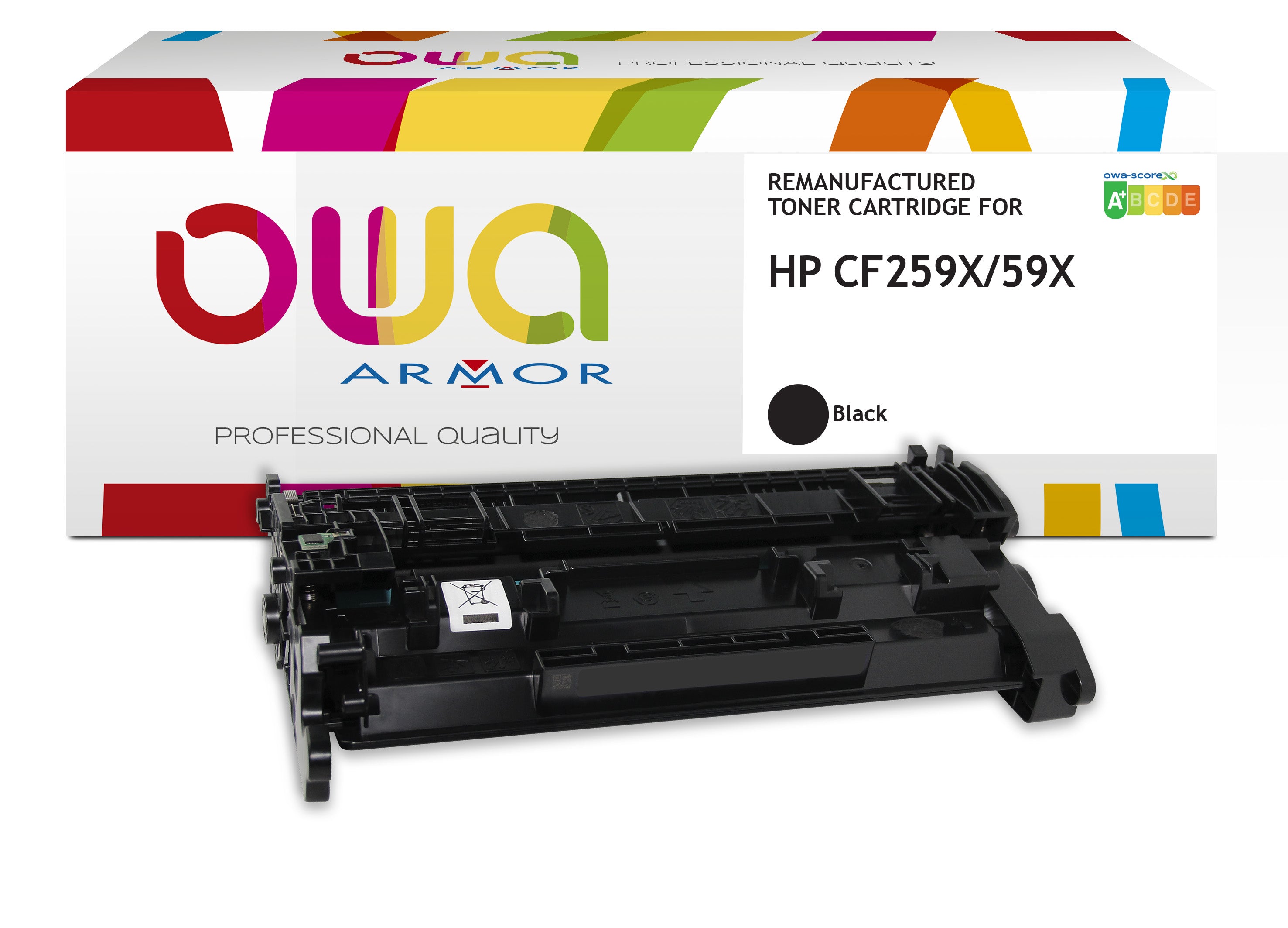 Hp Hp Cf259x With Toner Management - Remanufactured Toner Owa - High Capacity - Black