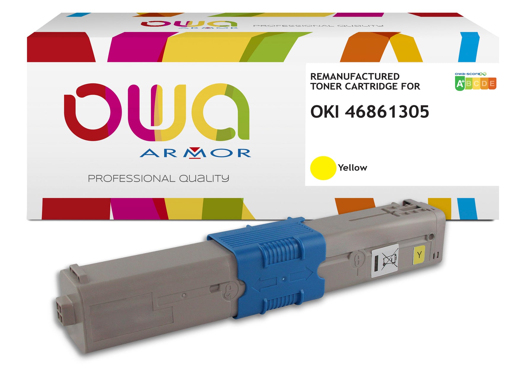 Oki Oki 46861305 - Remanufactured Toner Owa - High Capacity - Yellow