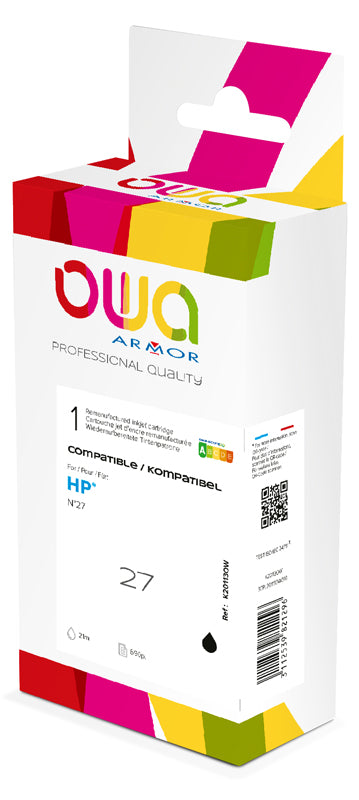 Hp Hp 27 - Remanufactured Ink Cartridge Owa - Black