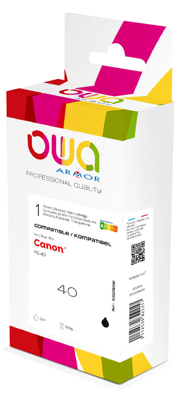 Canon Canon Pg-40 - Remanufactured Ink Cartridge Owa - Black