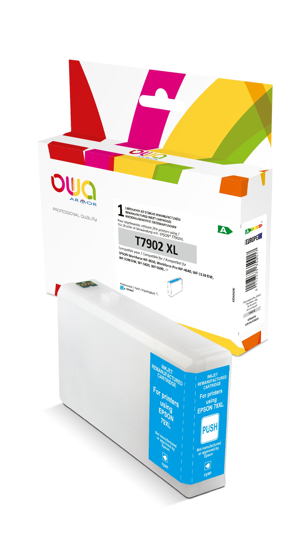 Epson Epson T79xl - Remanufactured Ink Cartridge Owa - High Capacity - Cyan