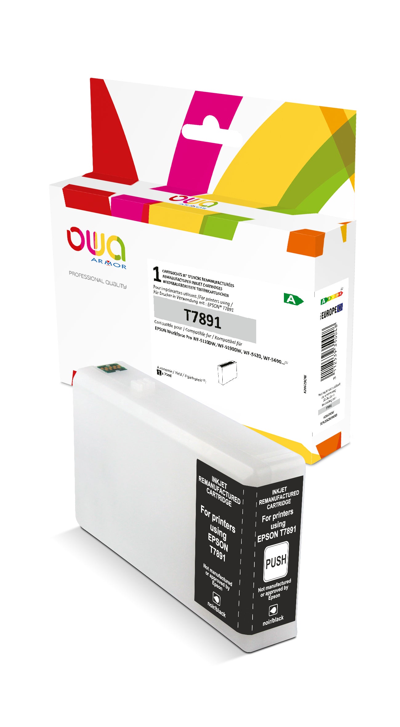Epson Epson T789 - Remanufactured Ink Cartridge Owa - High Capacity - Black