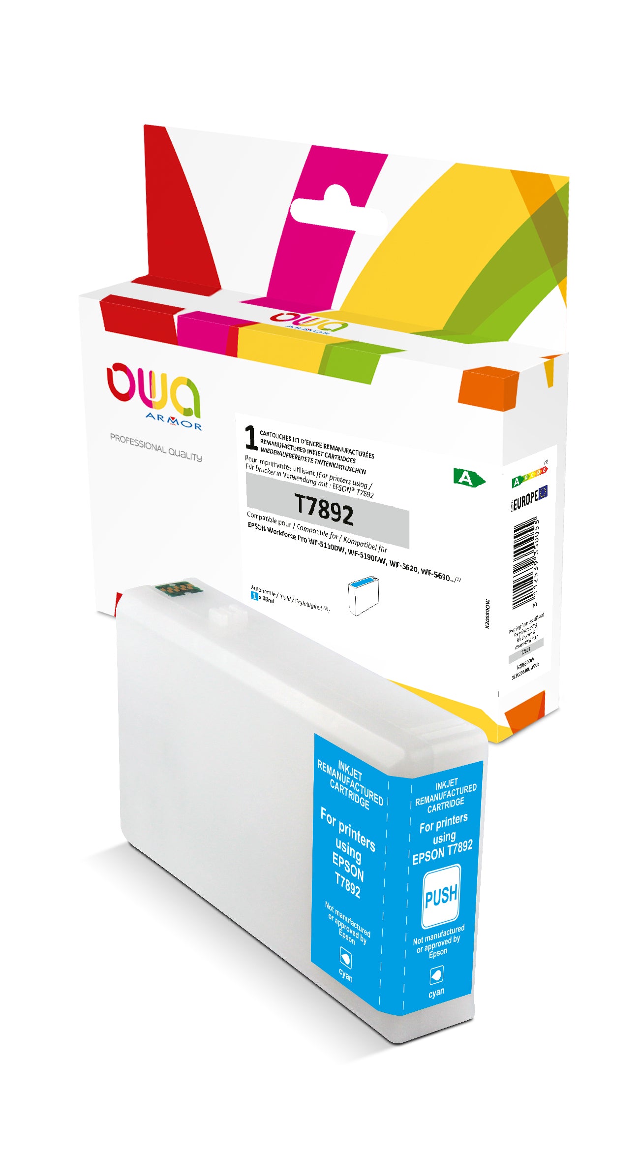 Epson Epson T789 - Remanufactured Ink Cartridge Owa - High Capacity - Cyan
